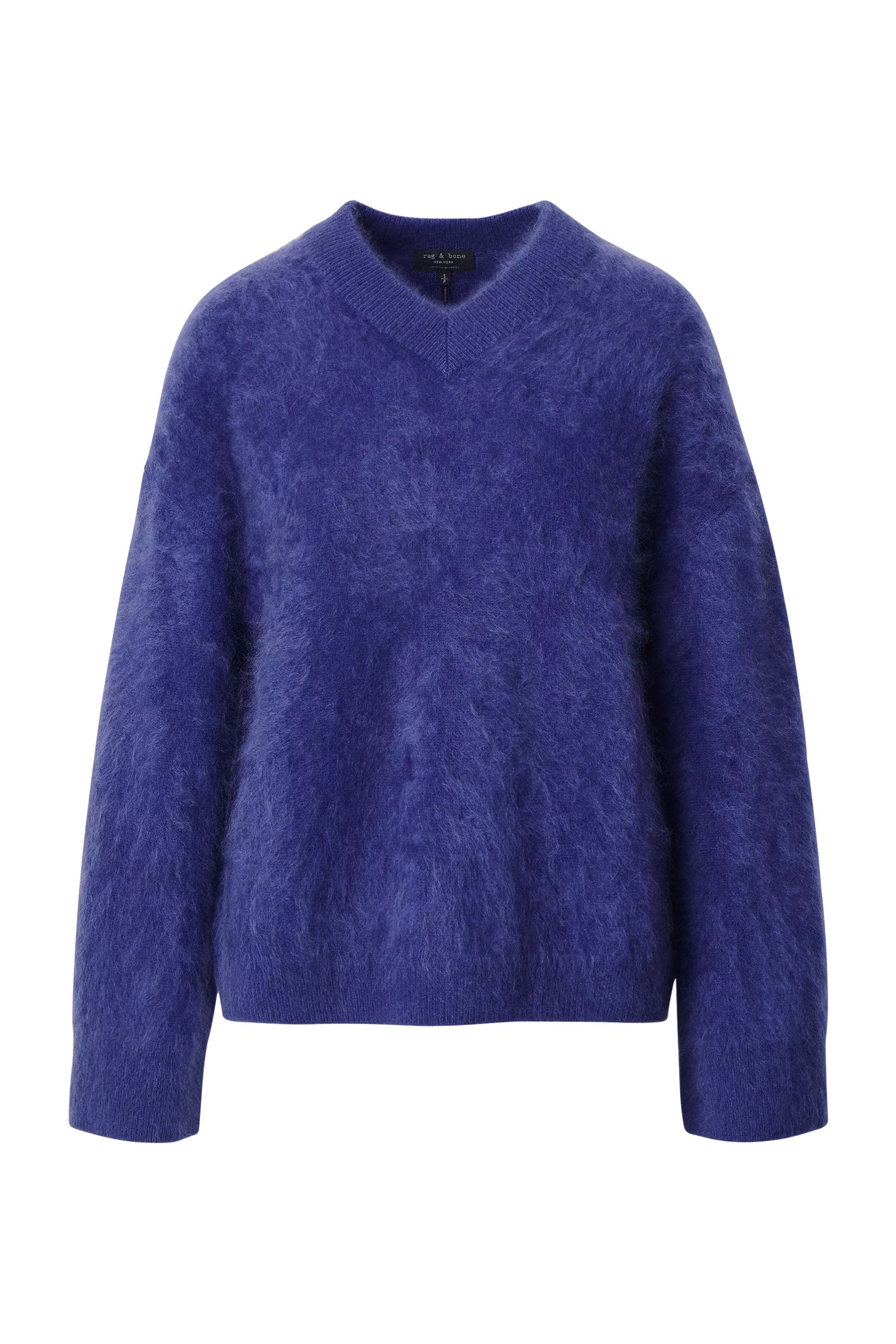 Jada Brushed Cashmere V-Neck Sweater