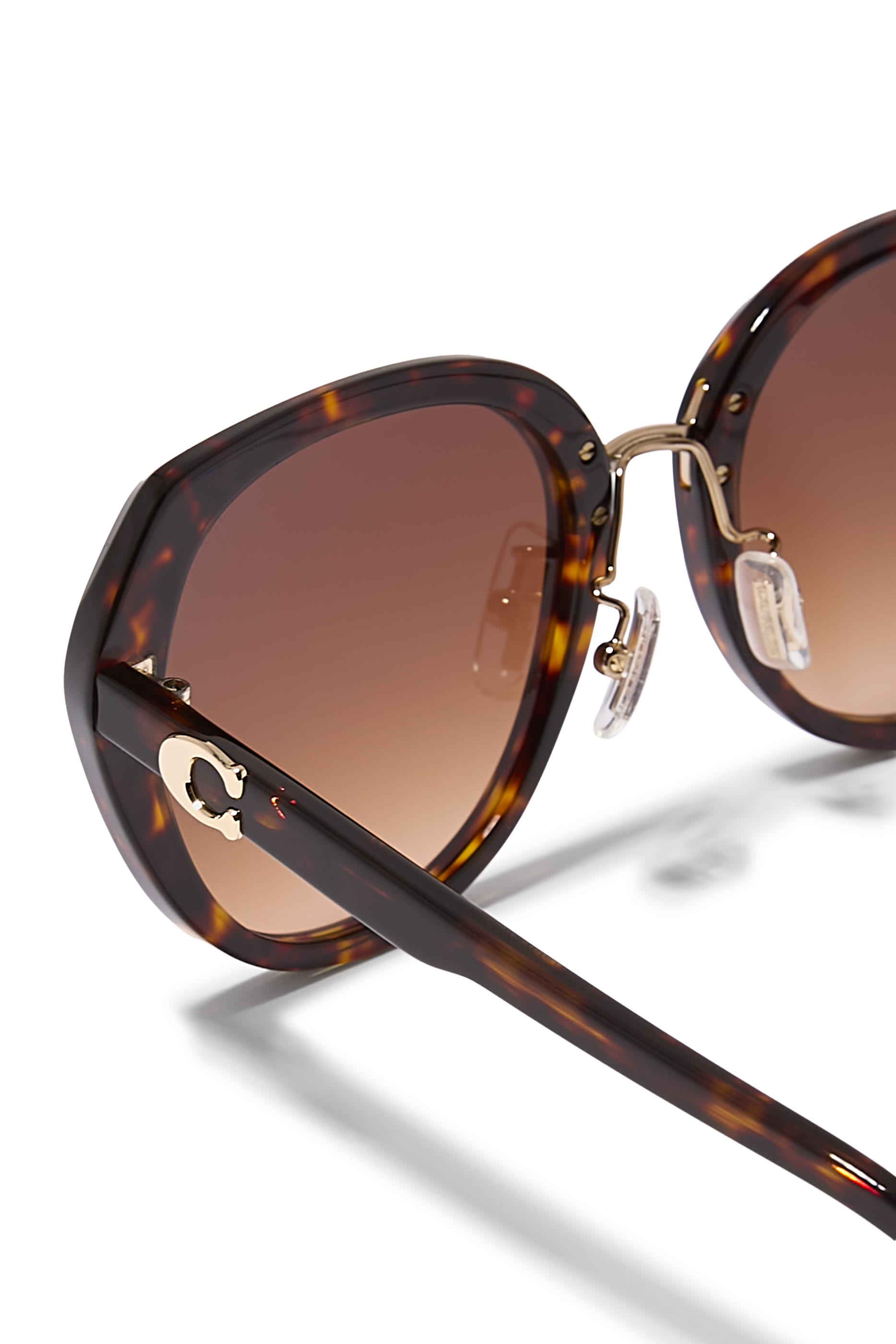 Cat Eye Frame Maxi C Thin Temple Sunglasses