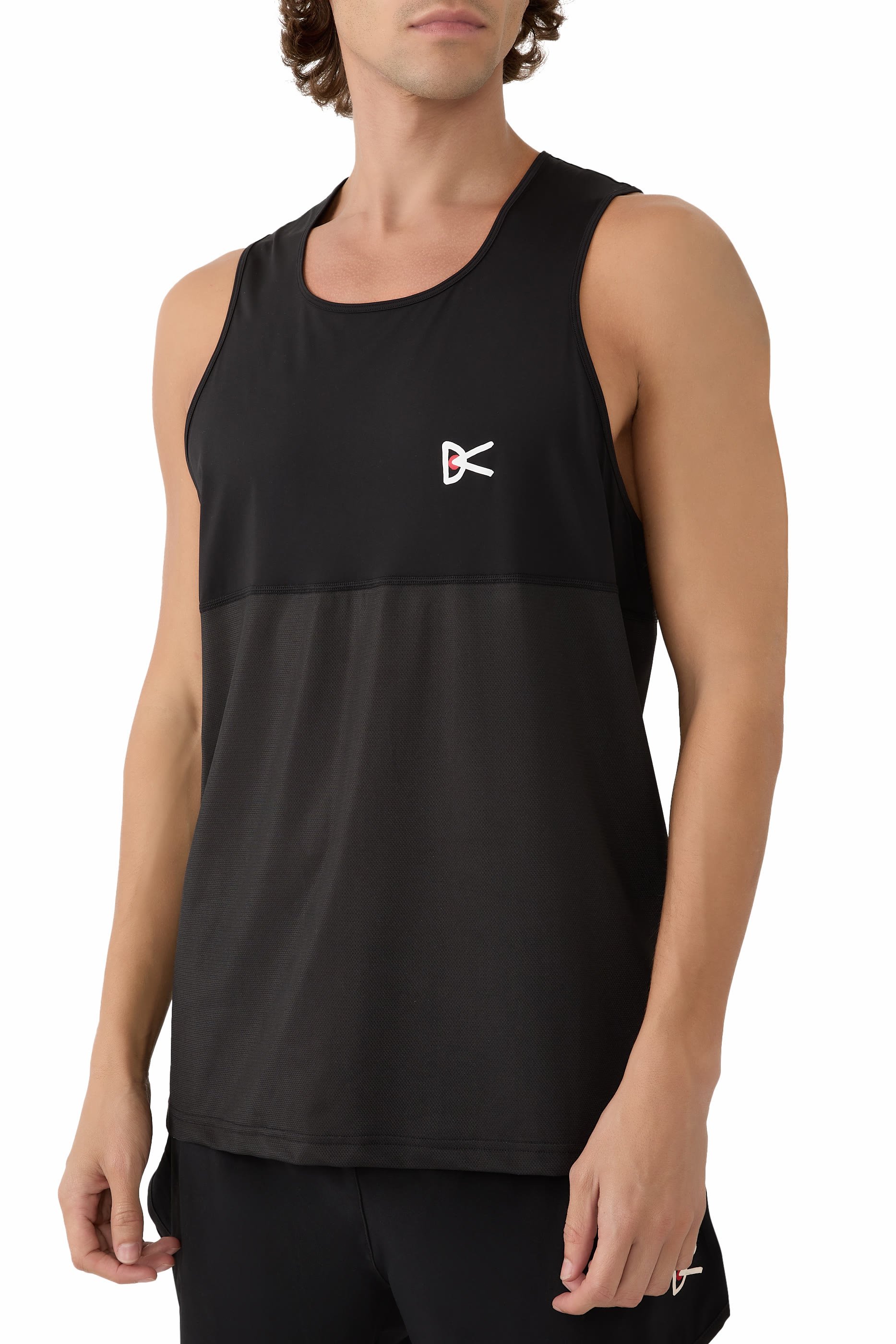 Panelled Mesh Singlet 