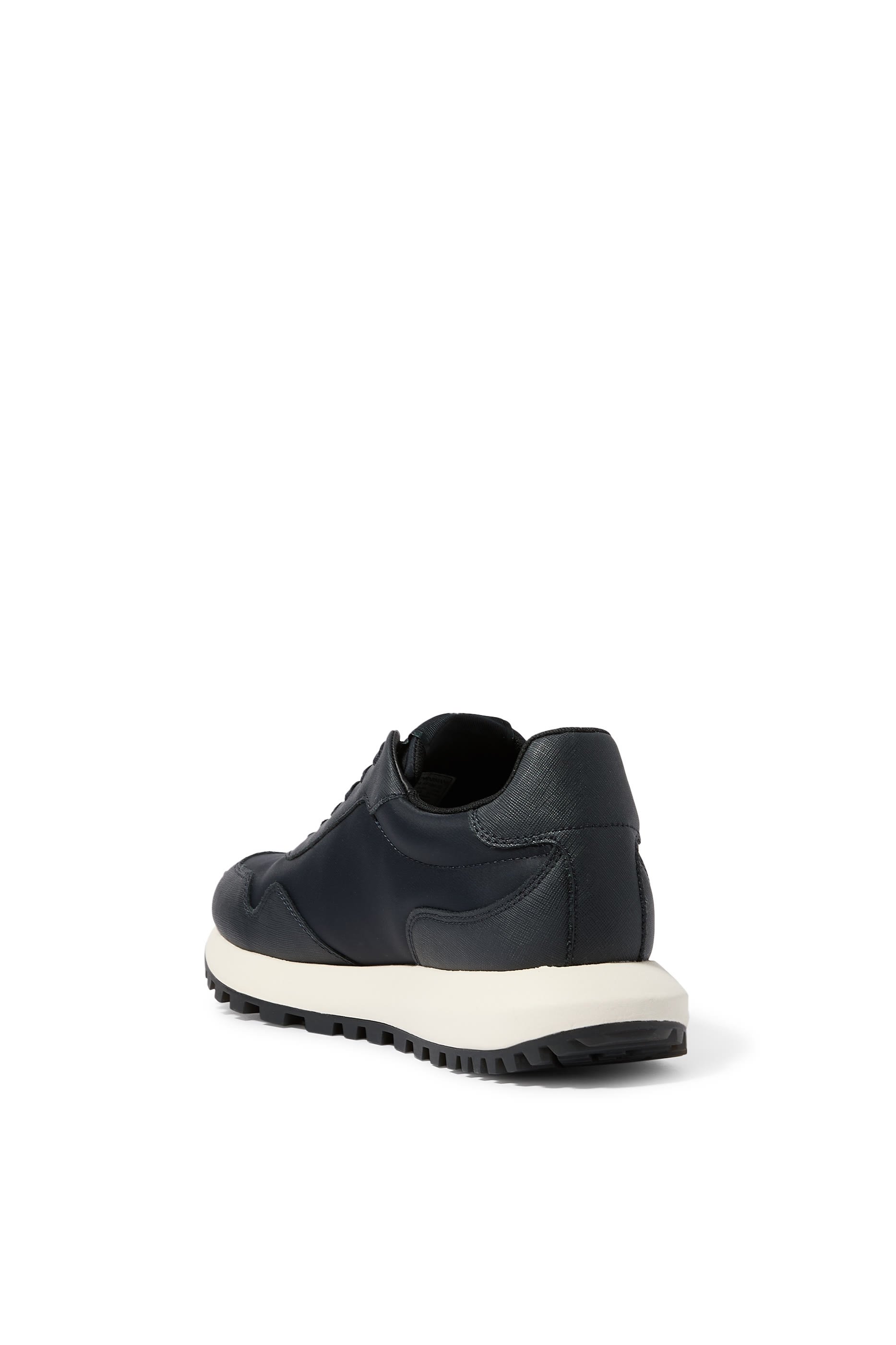 ASV Recycled Nylon Sneakers with Regenerated Saffiano Details