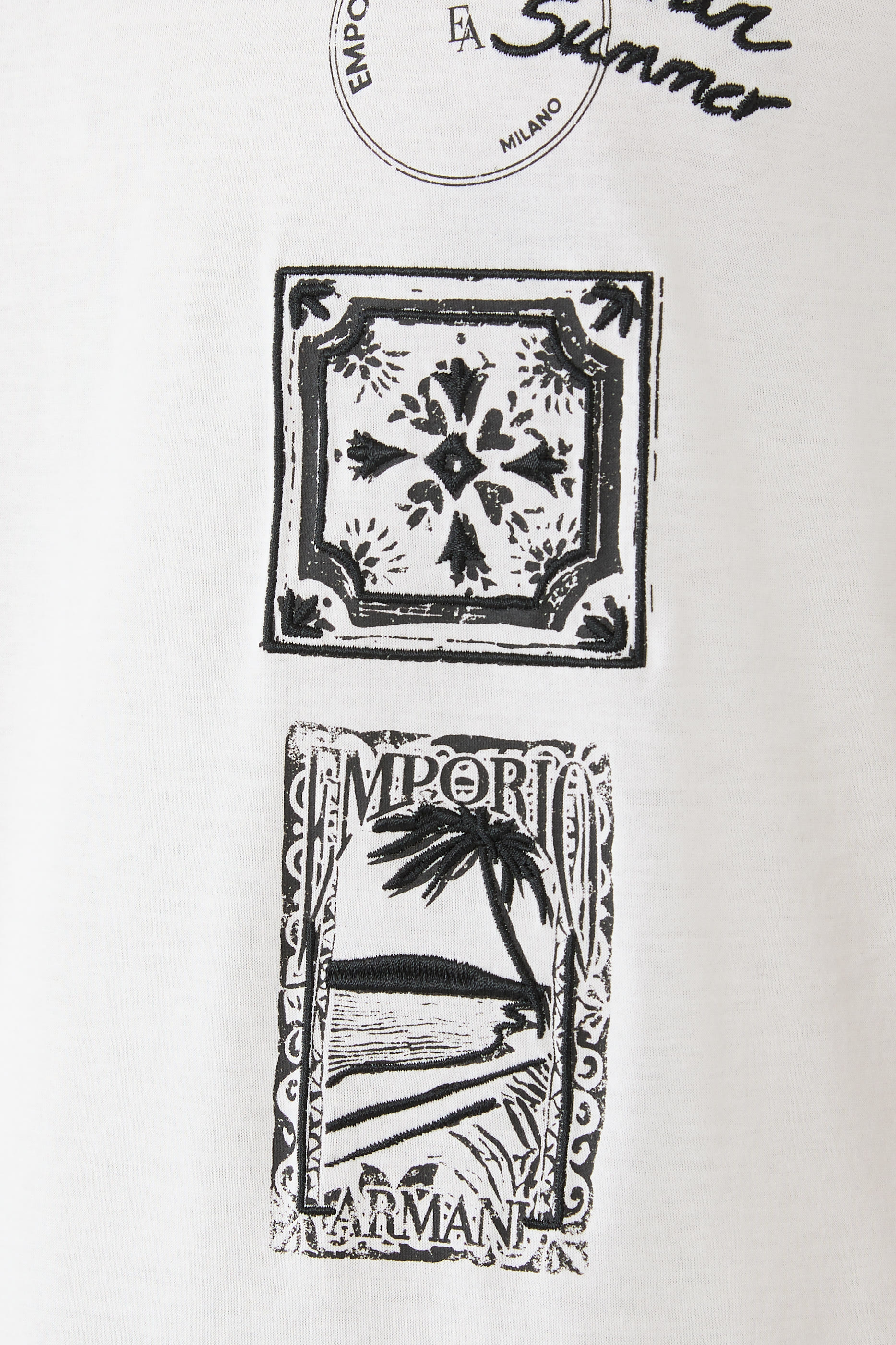  Postcard Print T-Shirt 