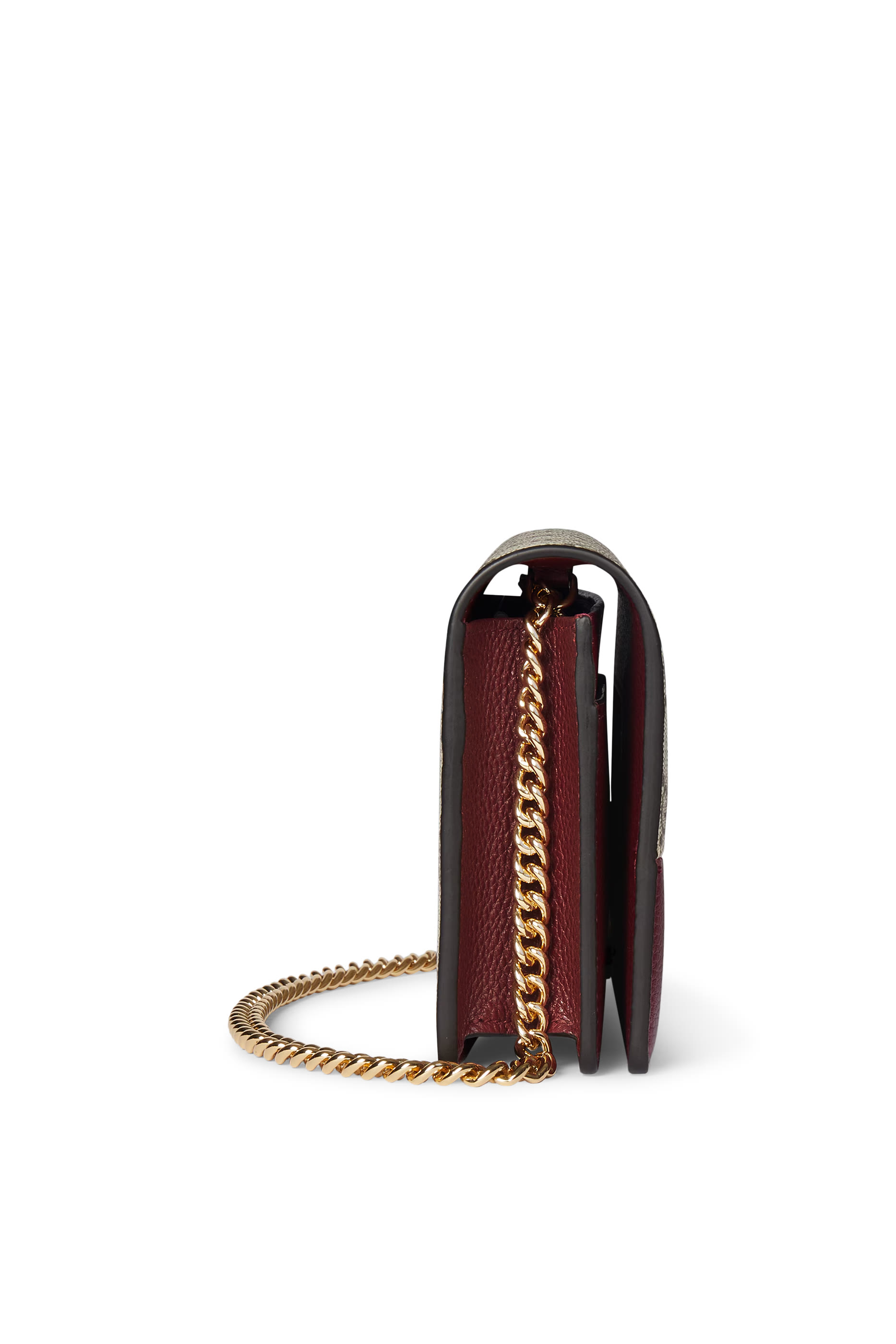 GG Marmont Bi-Color Wallet on Chain