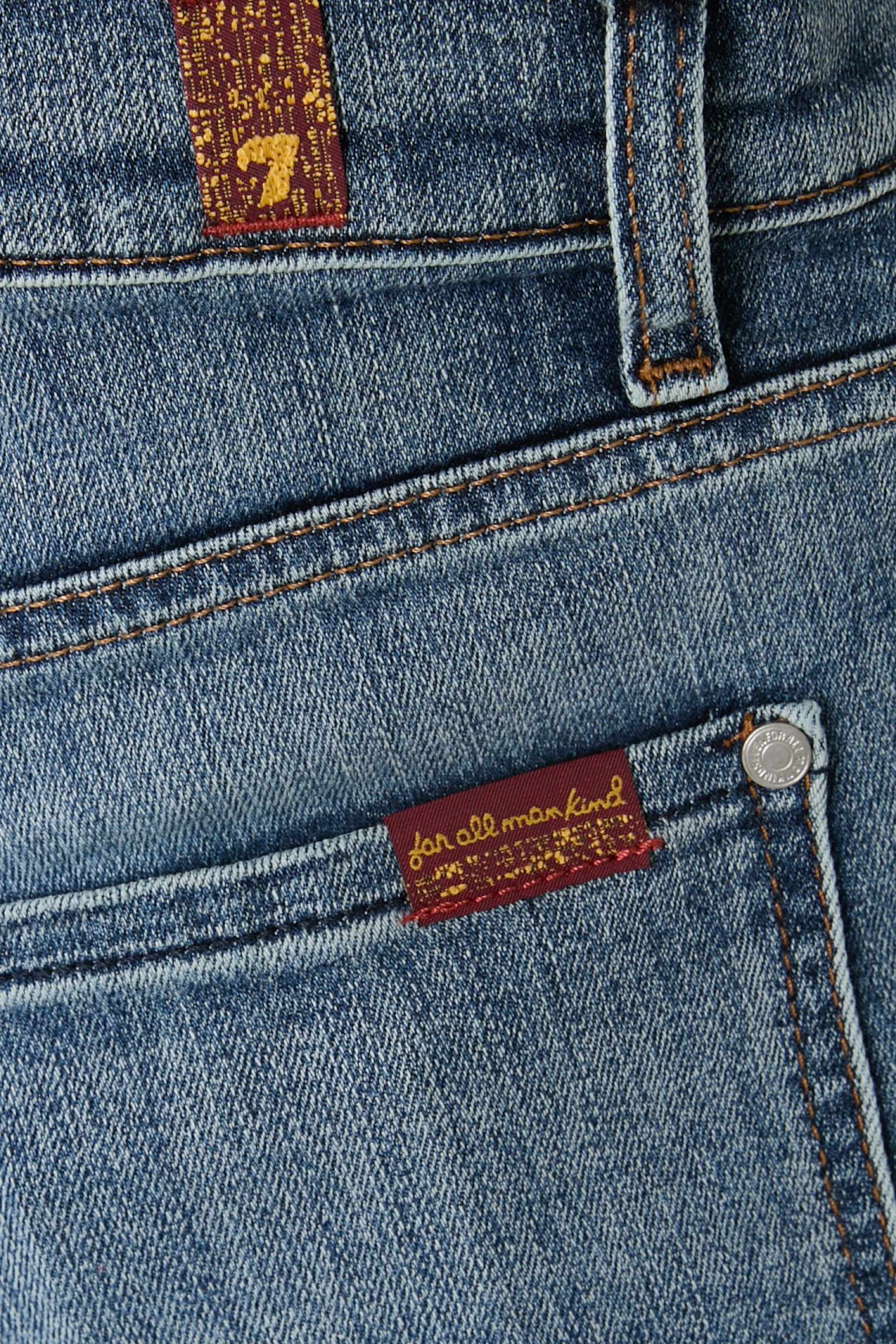 Logo Five-Pocket Straight Jeans