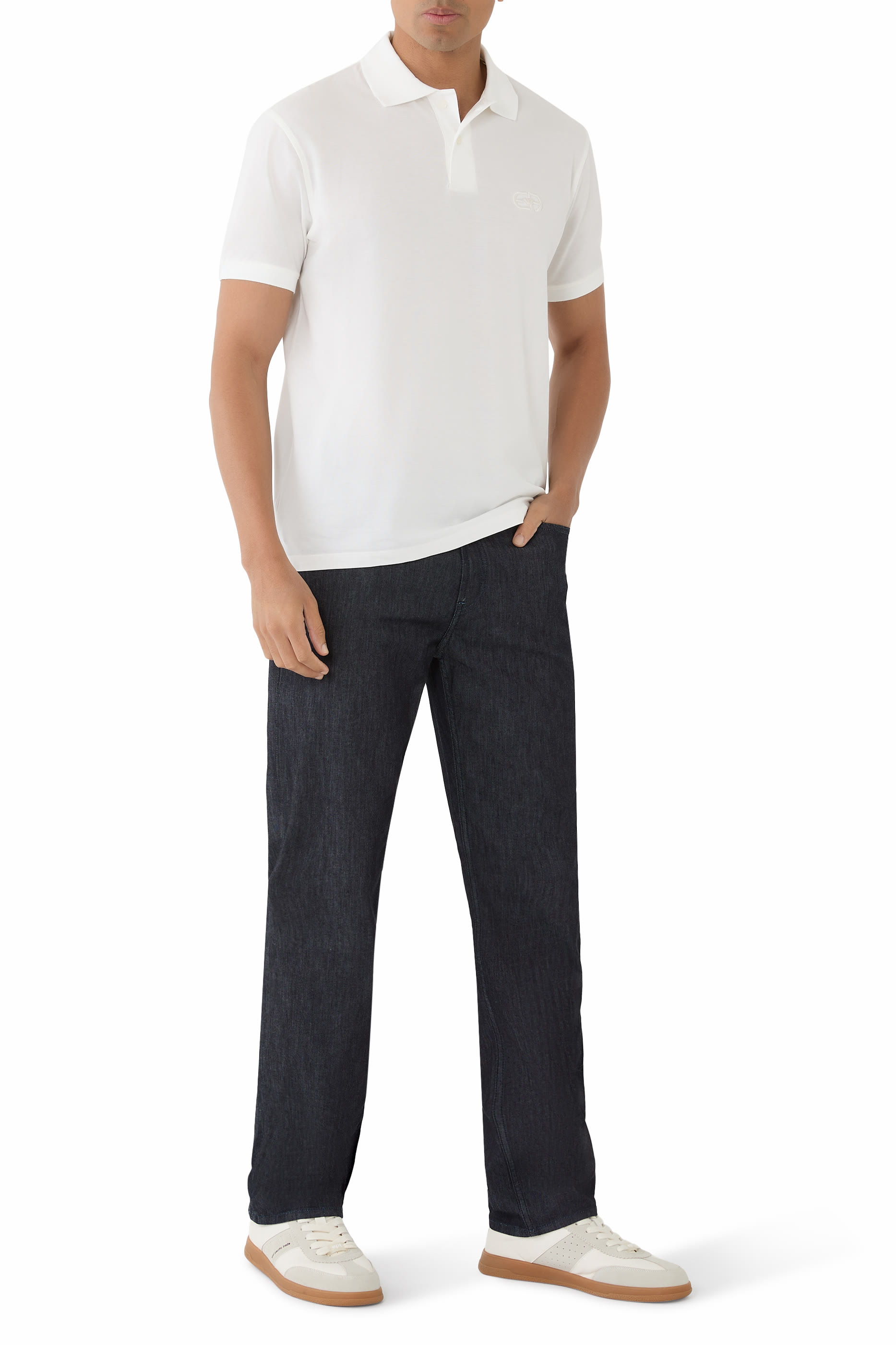 Denim Straight-Fit Jeans