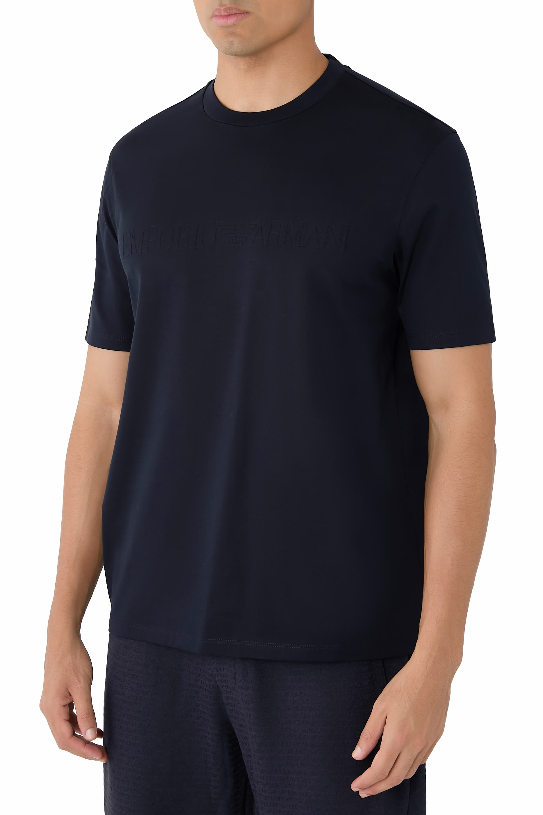 Tonal Logo Inlay Jersey T-Shirt