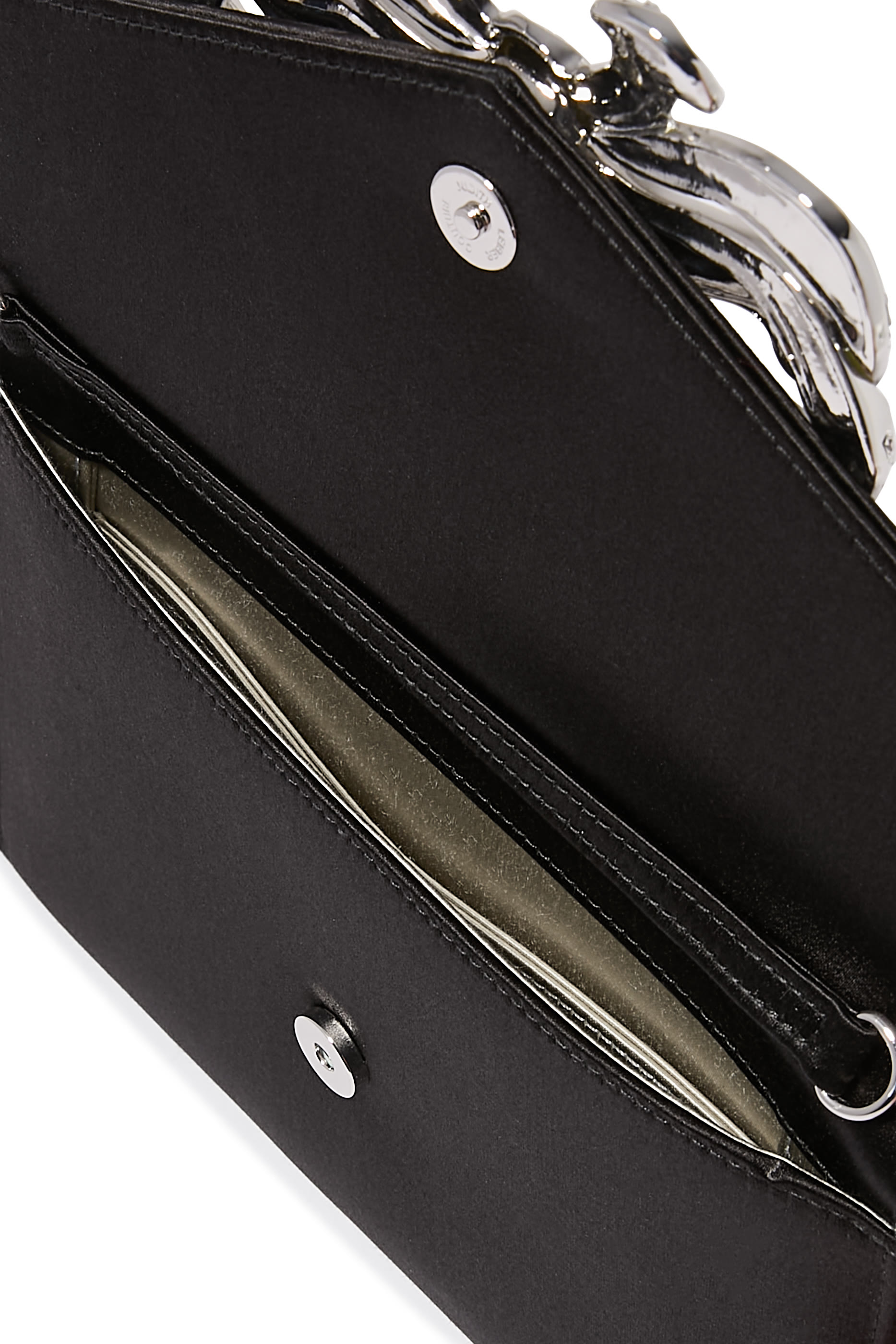 Satin Bow Envelope Clutch