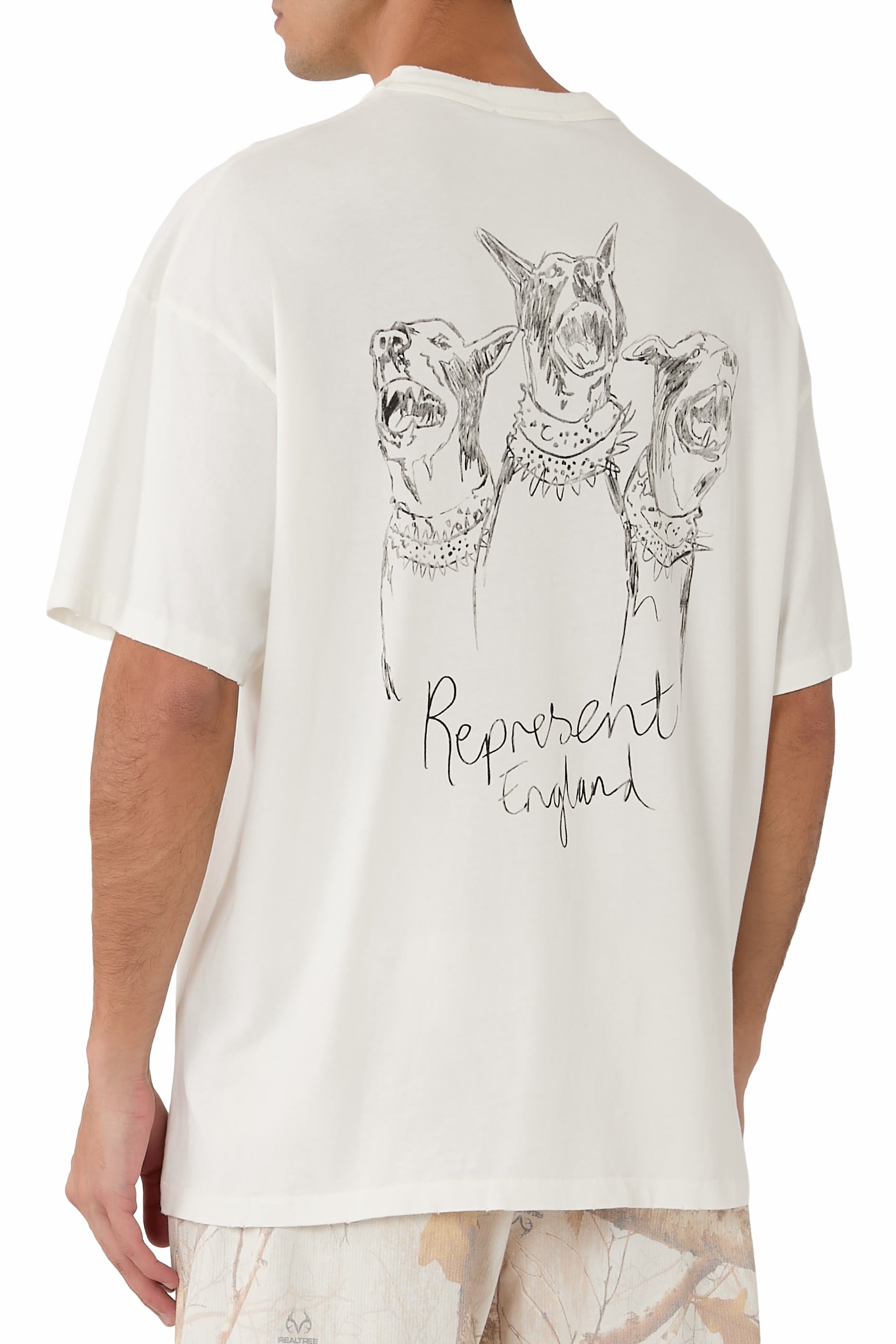 Hand-Drawn Thoroughbred Graphic-Print T-Shirt