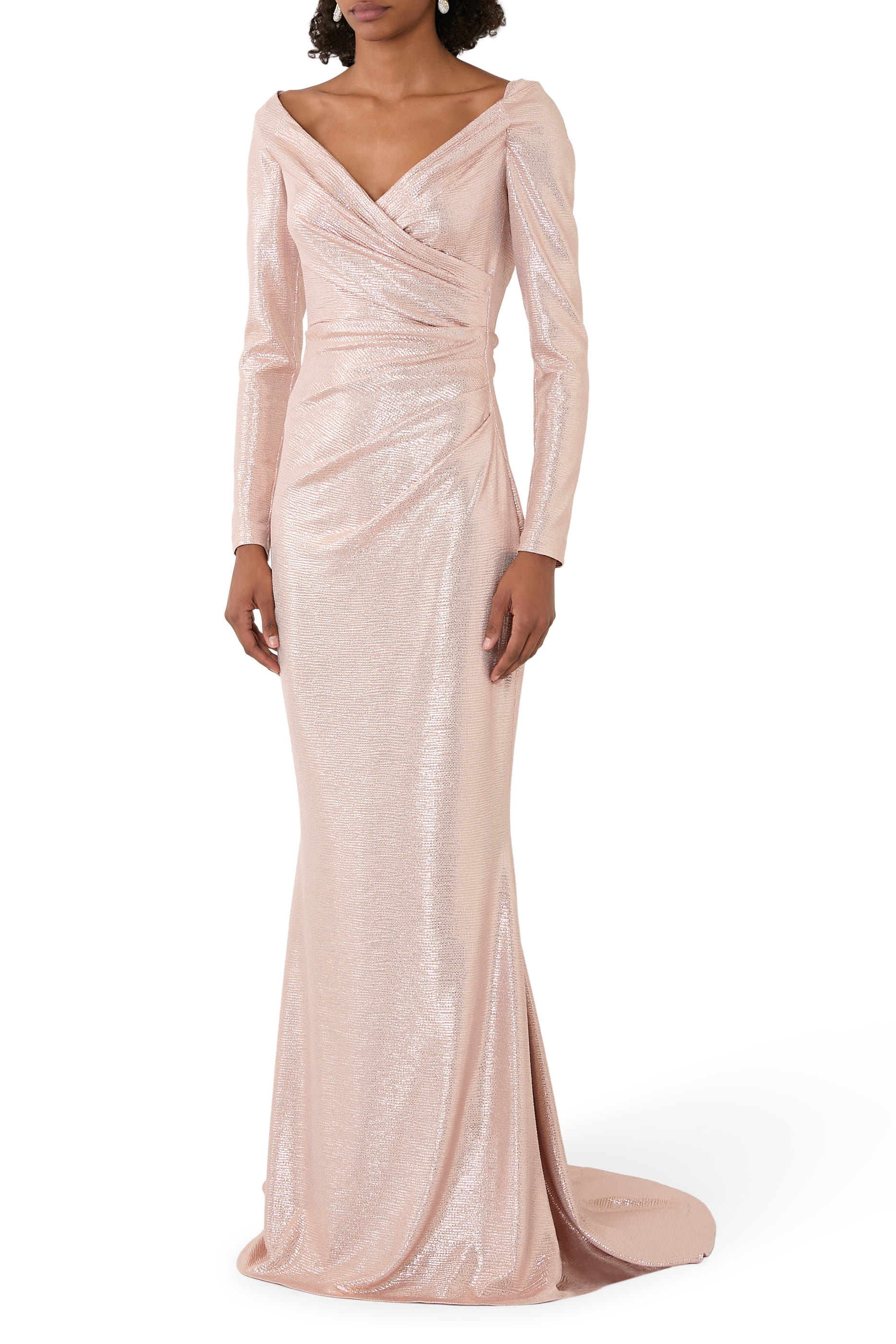 Mirrorball Long Sleeves Gown