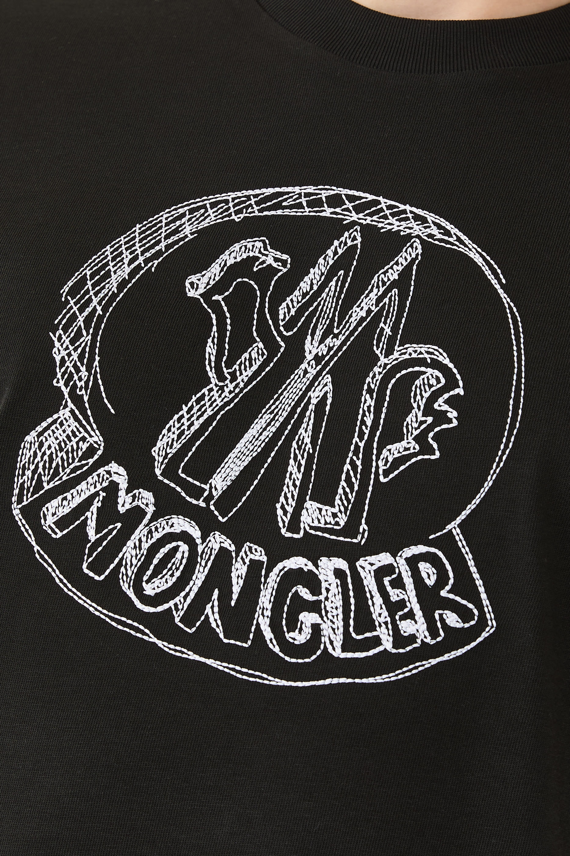 Sketch Embroidered Logo T-Shirt