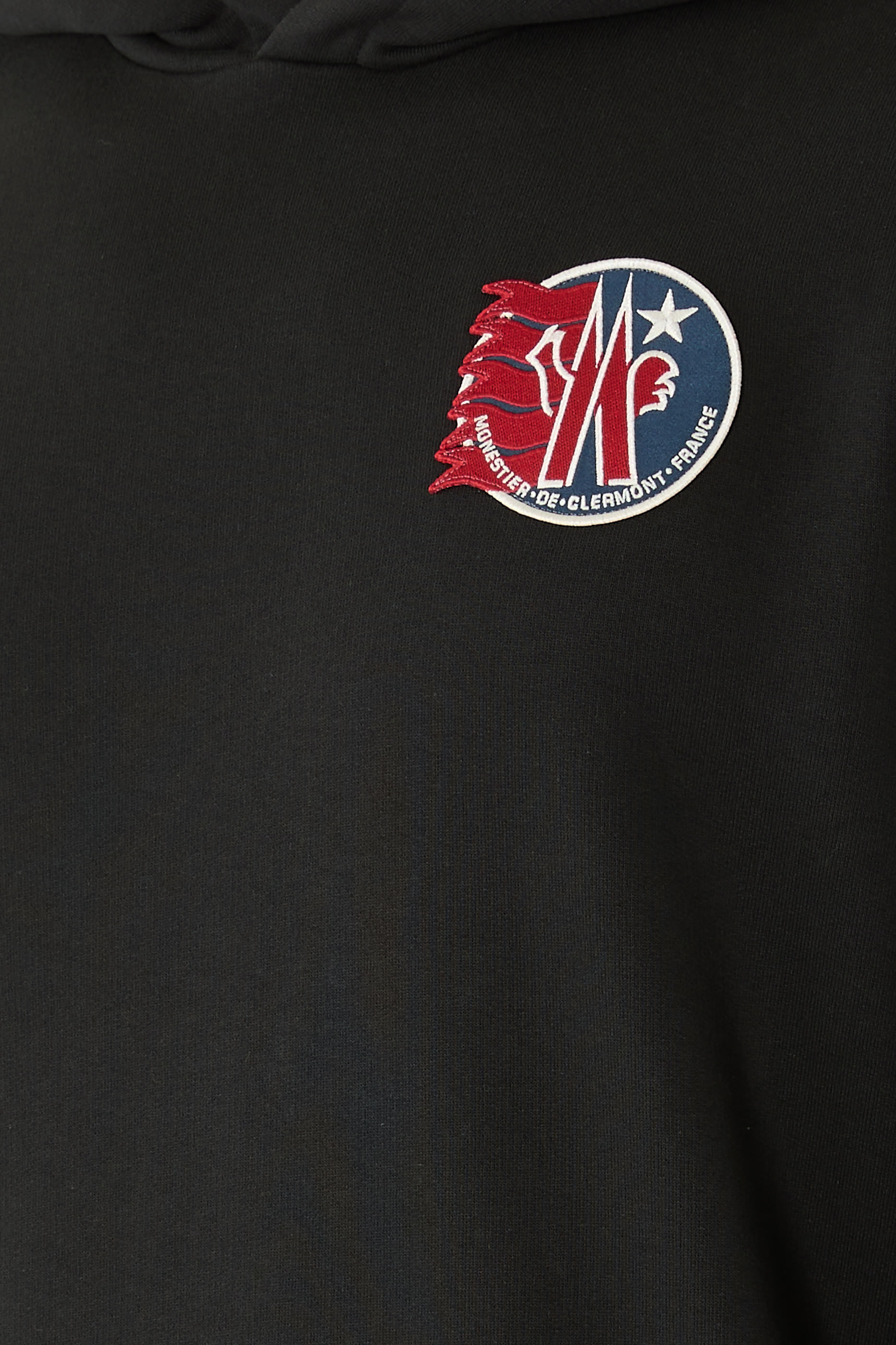 Star Logo Patch Cotton Hoodie