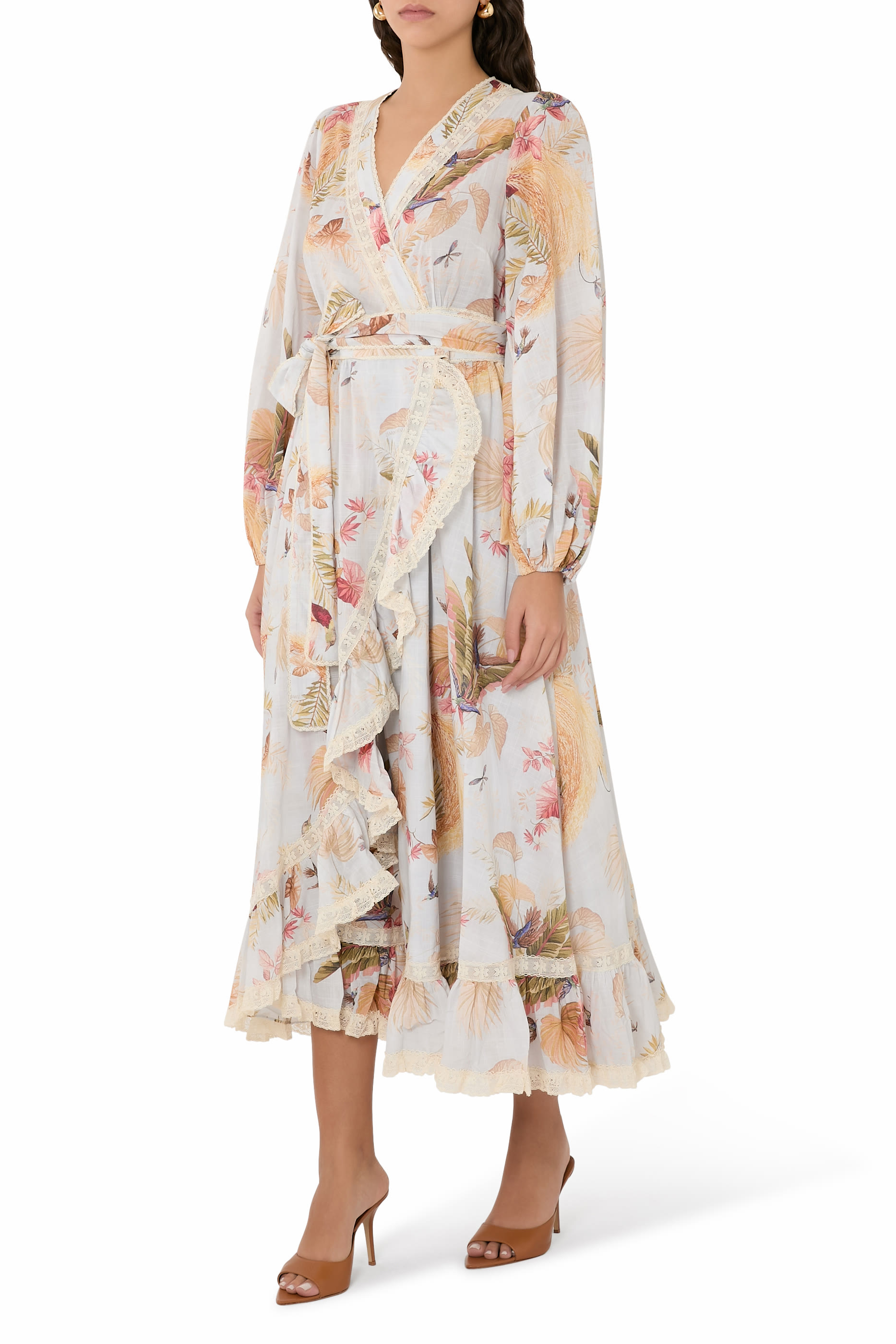 Ascension Frill Midi Dress