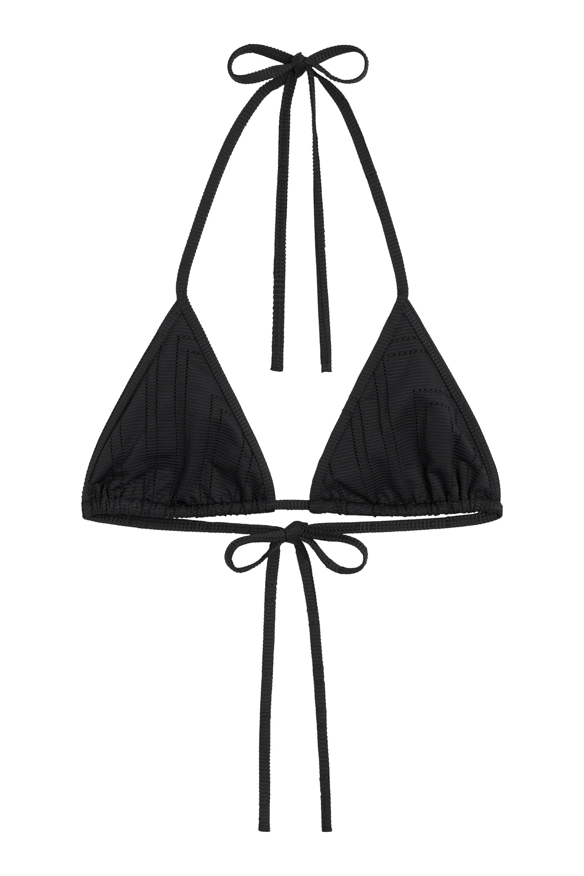 Monogram Pointelle Bikini Top