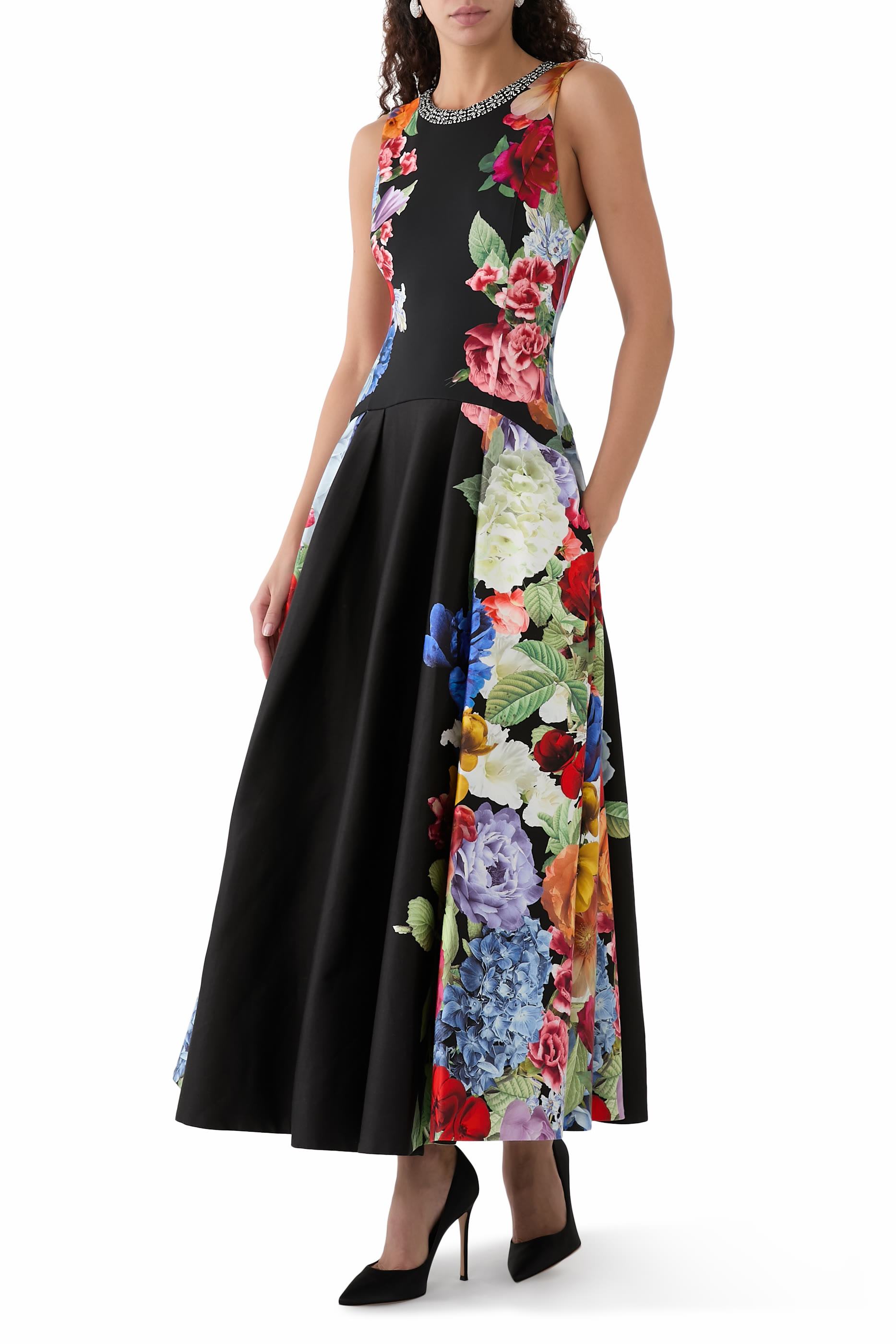 Adley Drop Waist Midi Dress