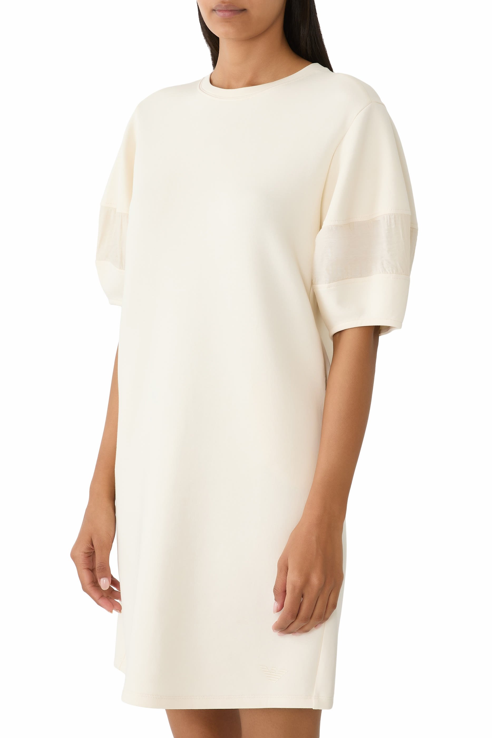 Stretch Double Jersey Dress with Rayon Insert 