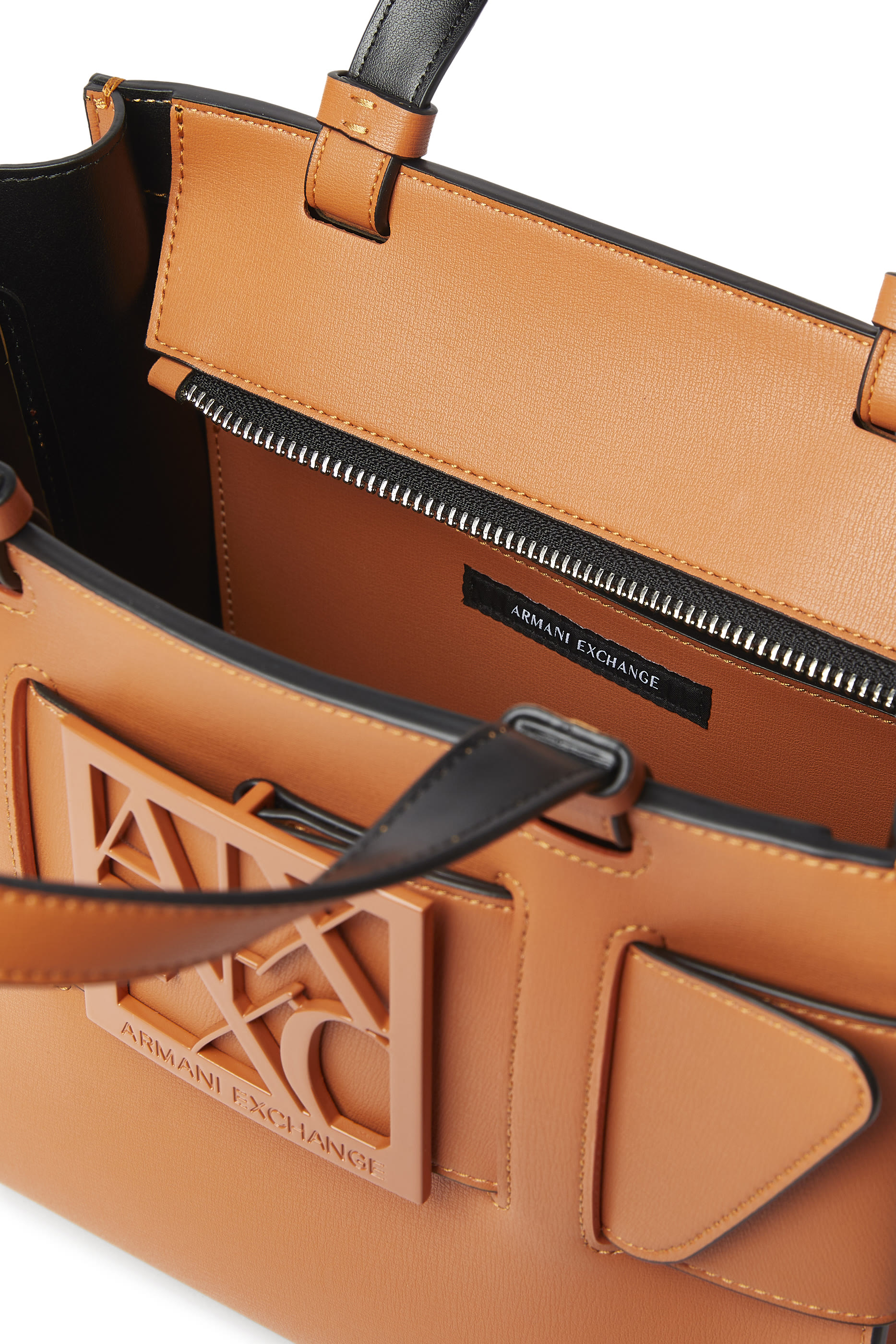  AX Plaque Medium Tote Bag 