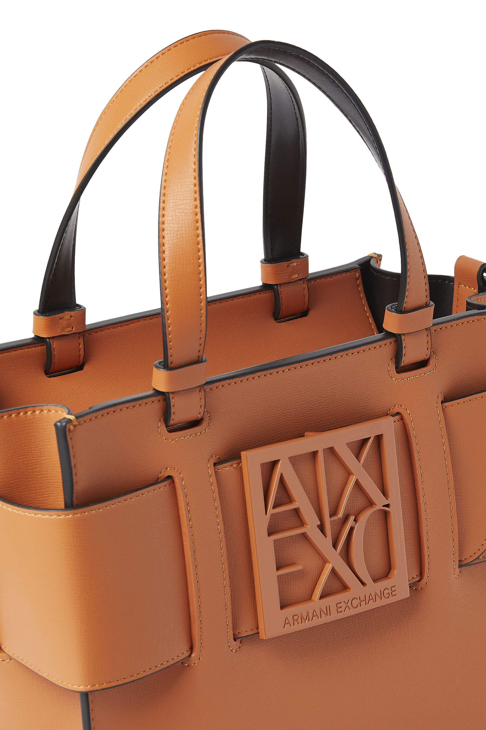  AX Plaque Medium Tote Bag 