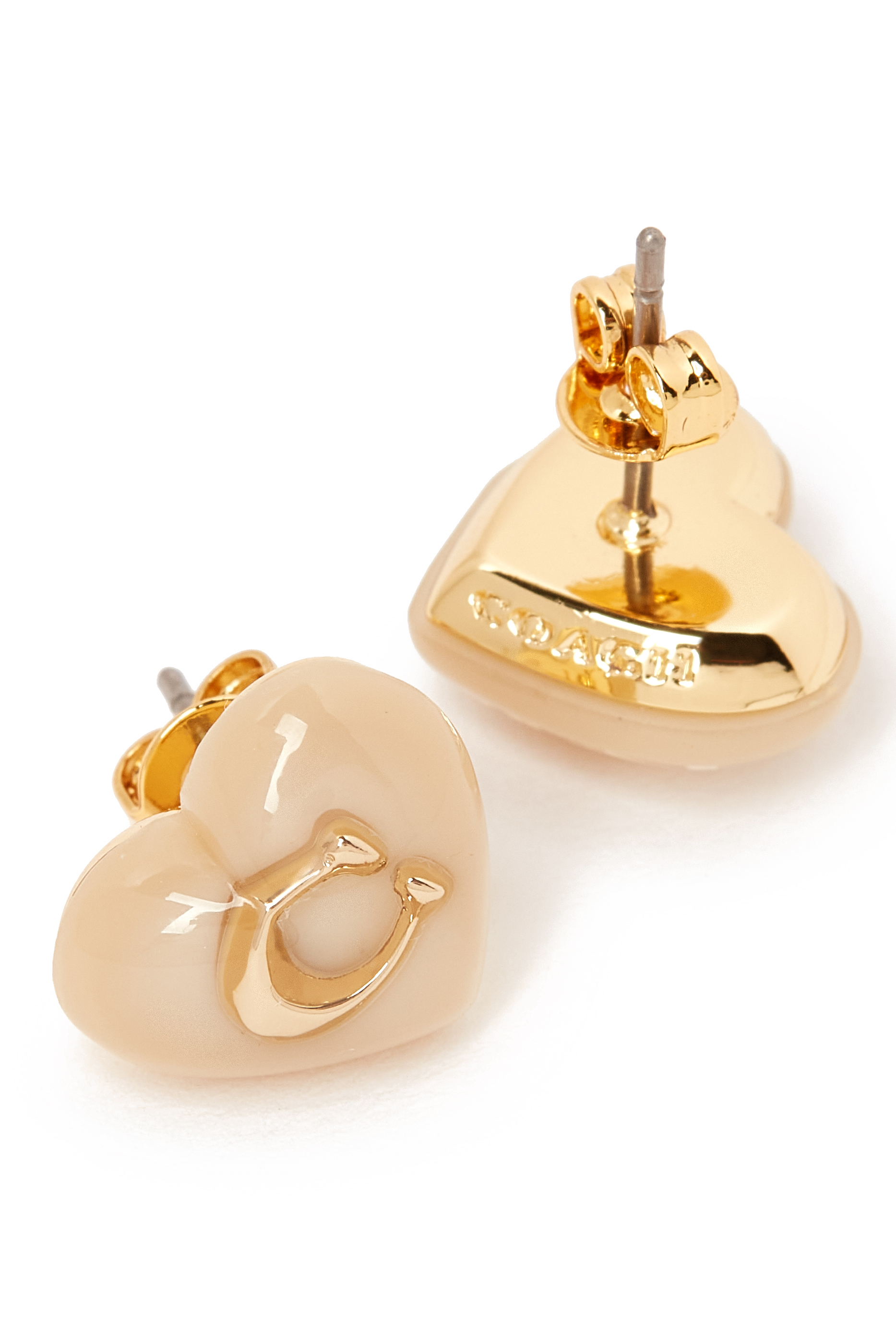 Signature Heart Stud Earrings