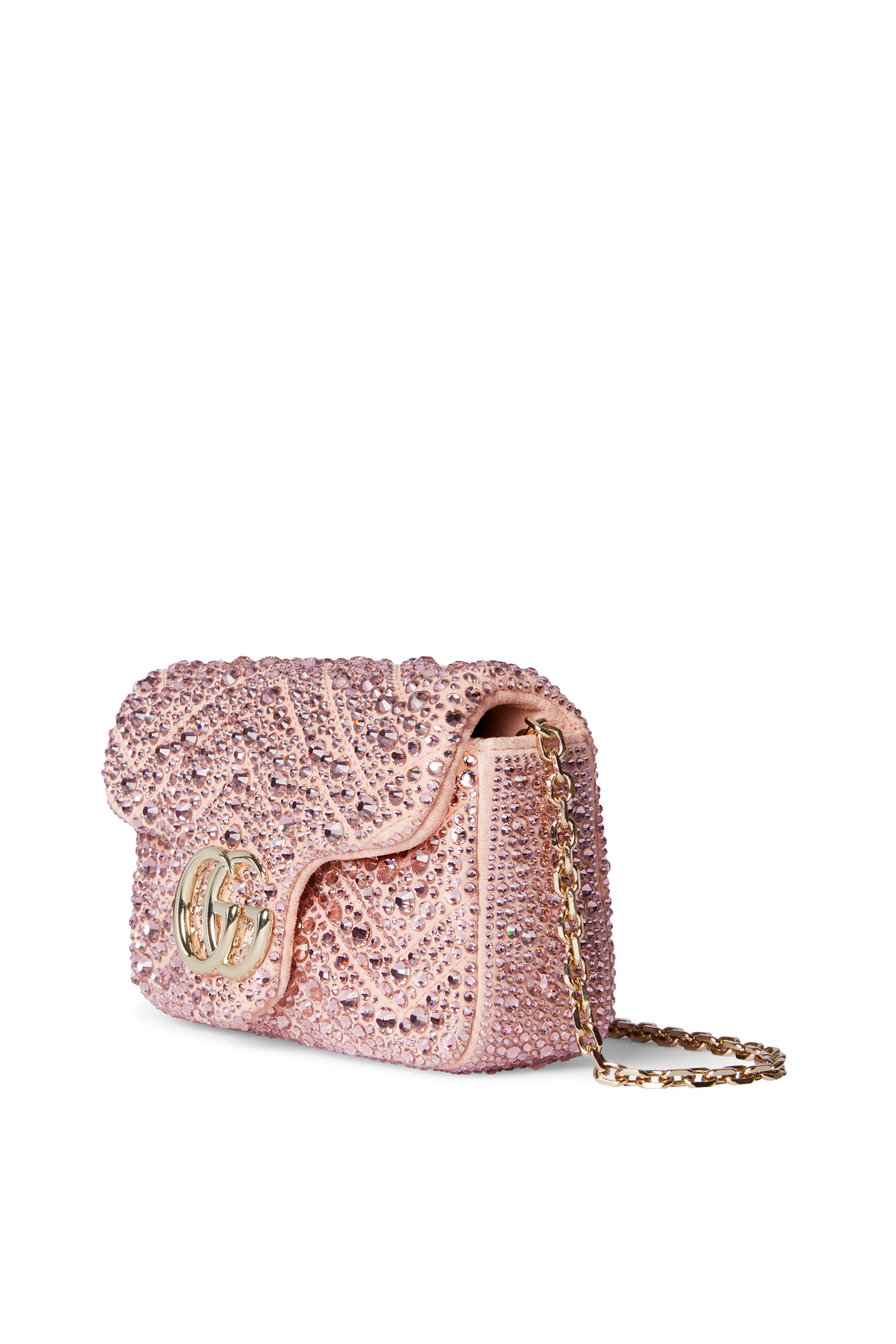GG Marmont Crystals Mini Shoulder Bag 