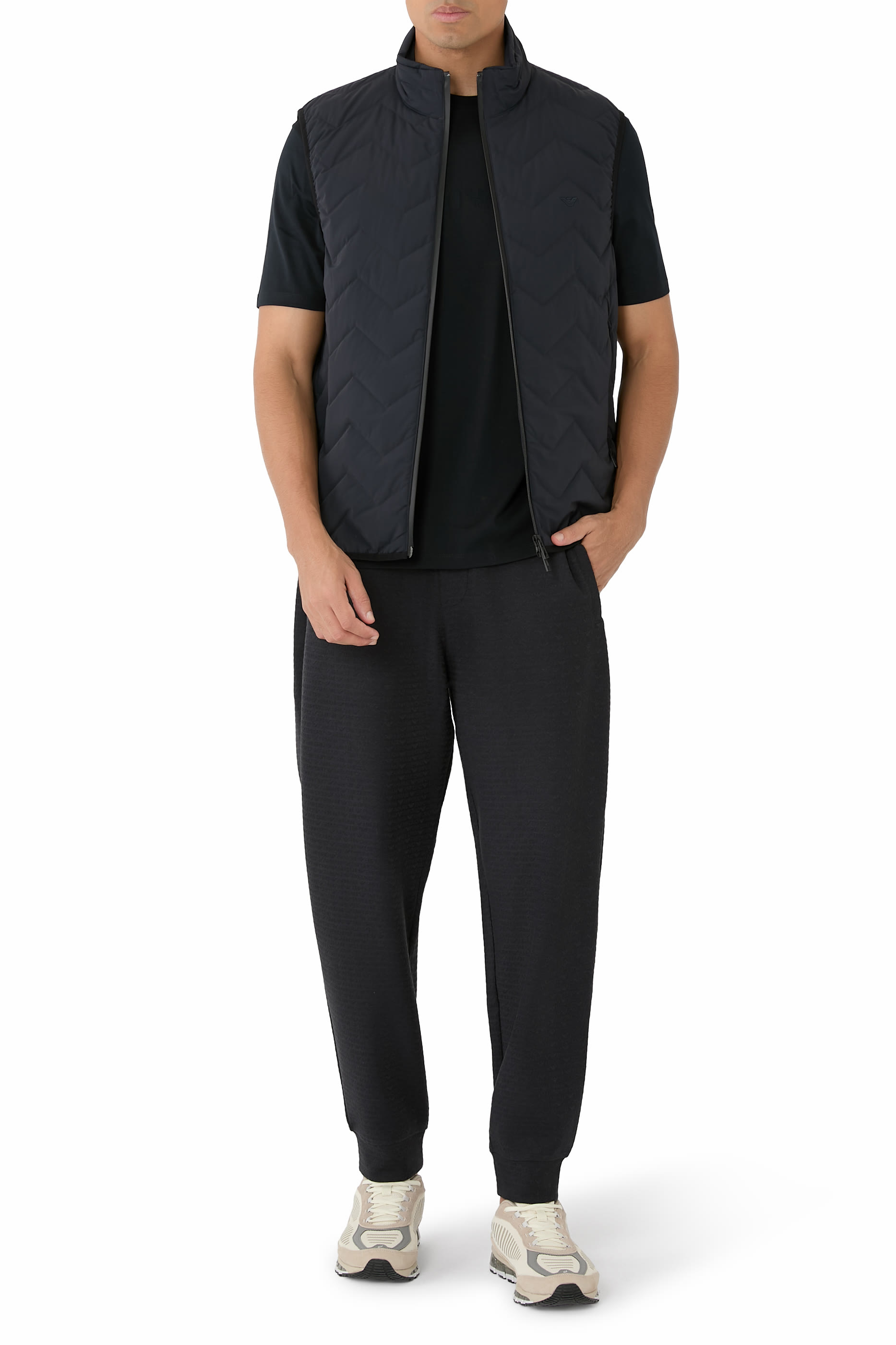 Chevron Puffer Gilet