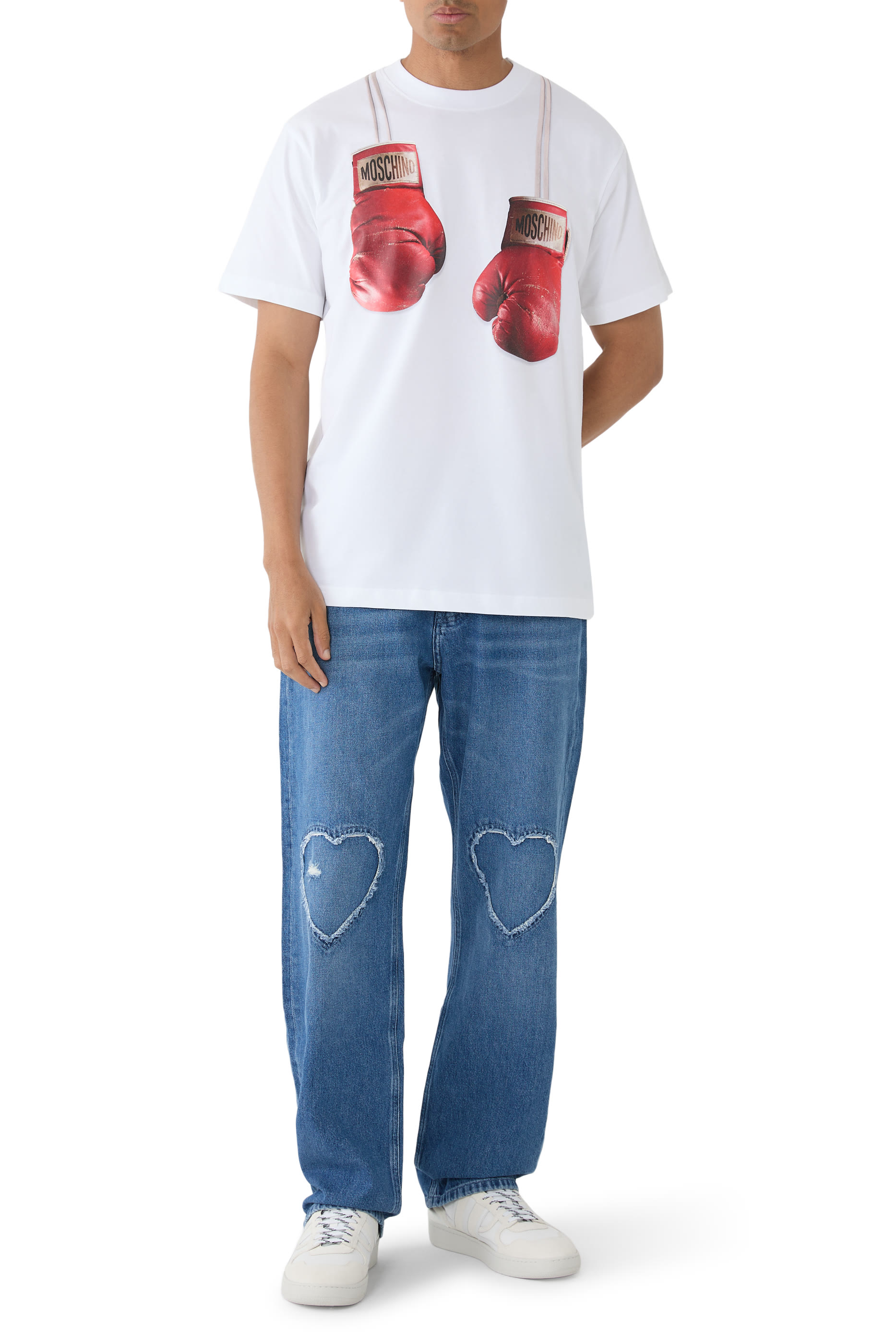  Boxing Gloves Printed T‑Shirt 