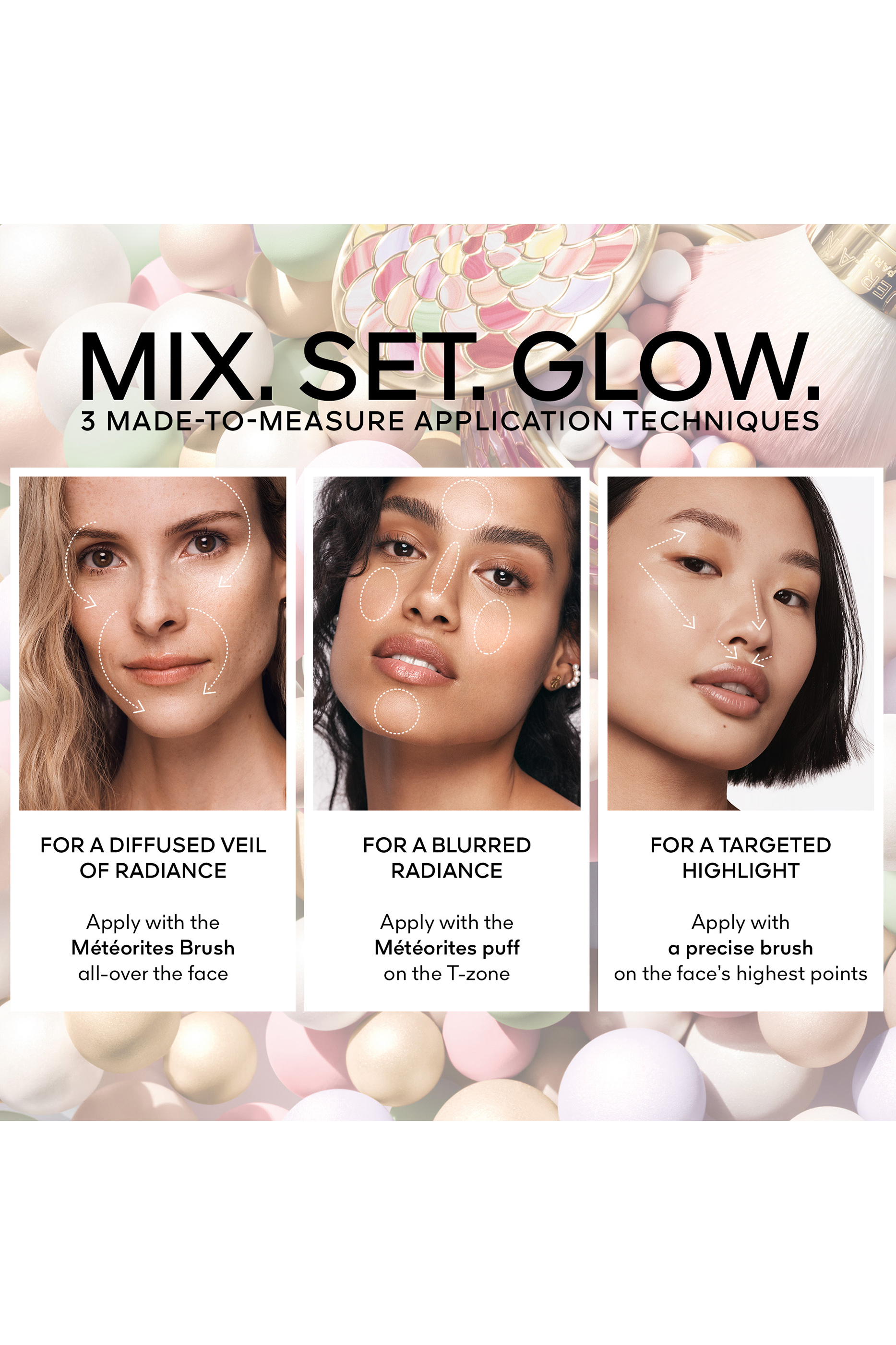 M&eacute;t&eacute;orites Setting & Finishing Pearls Of Powder