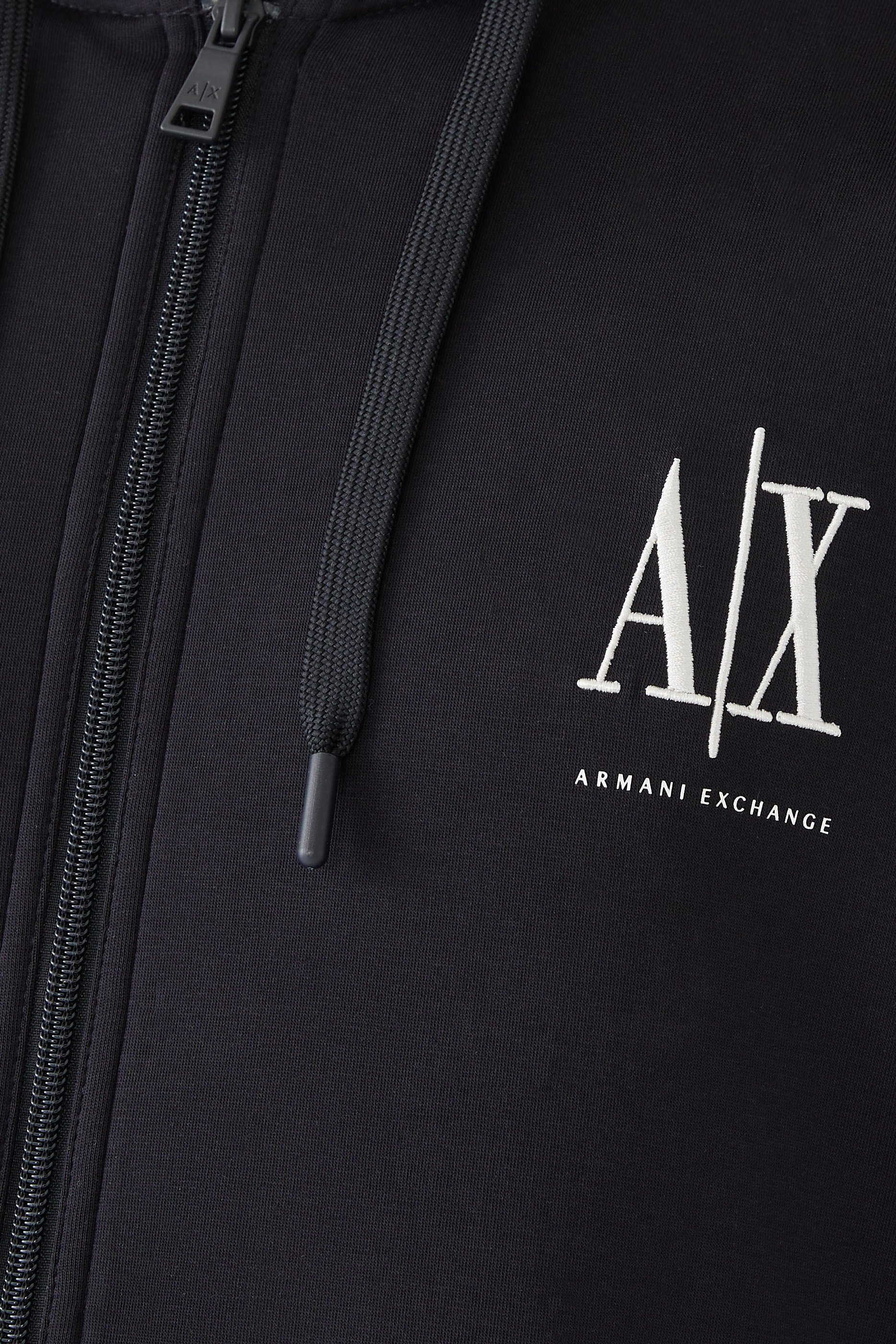AX Logo Zip-Up Sweatshirt