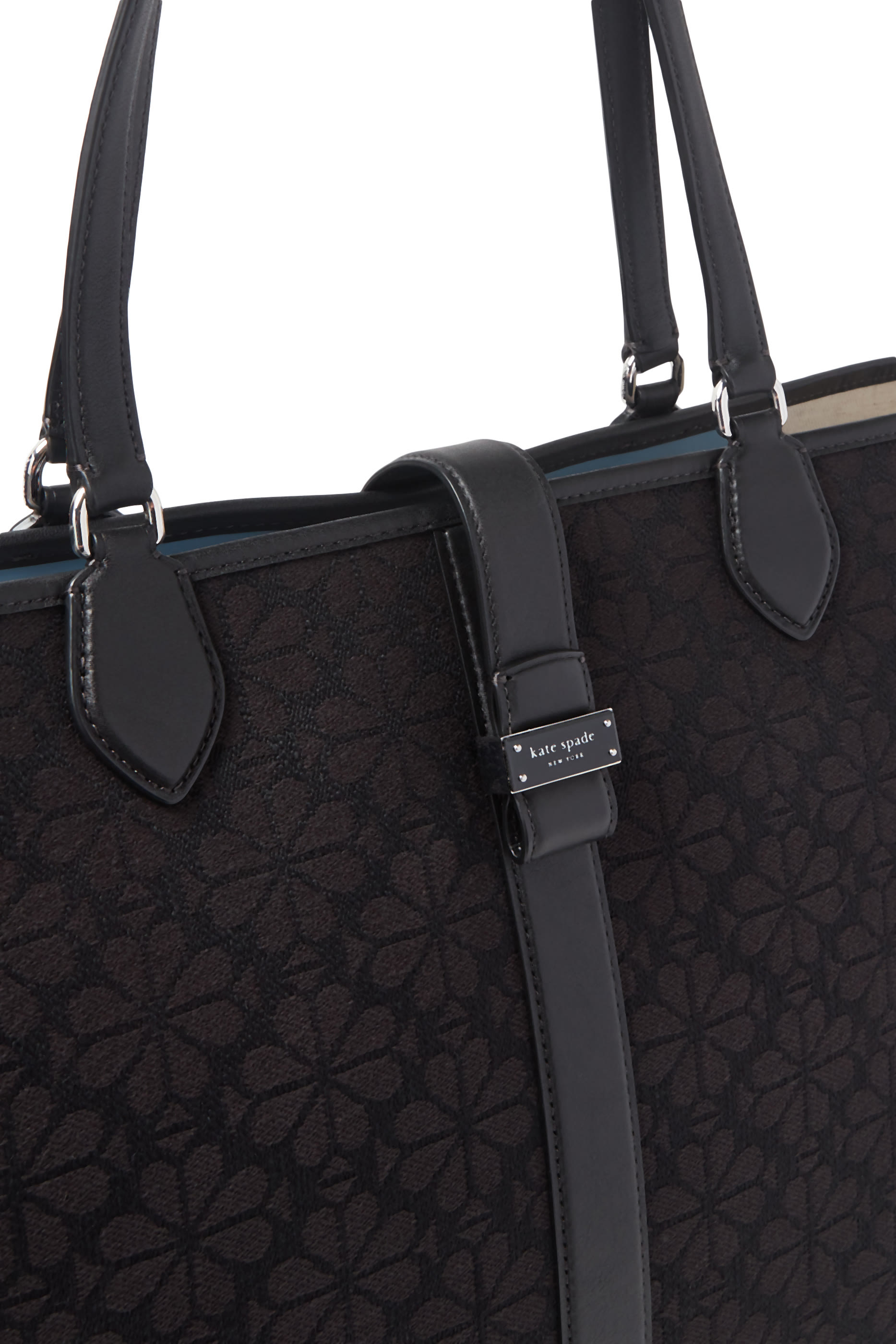 Spade Flower Jacquard Large Open Tote