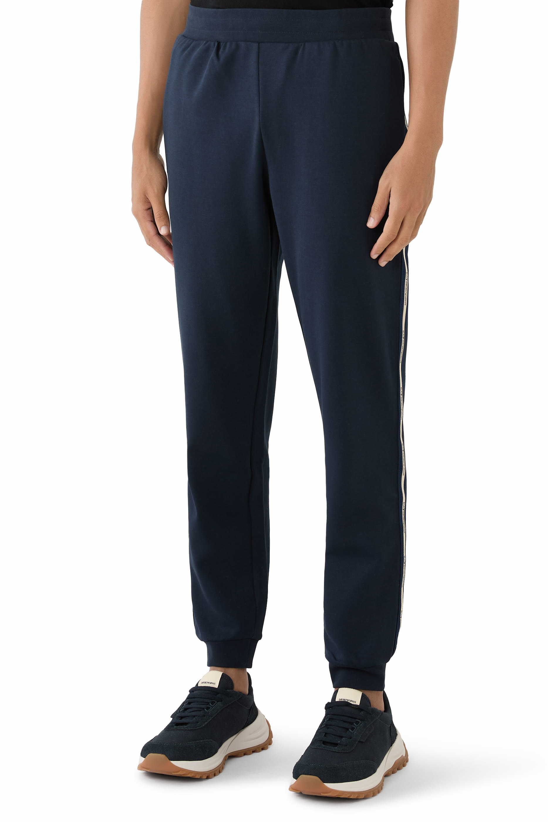 Logo Series Cotton-Blend Joggers