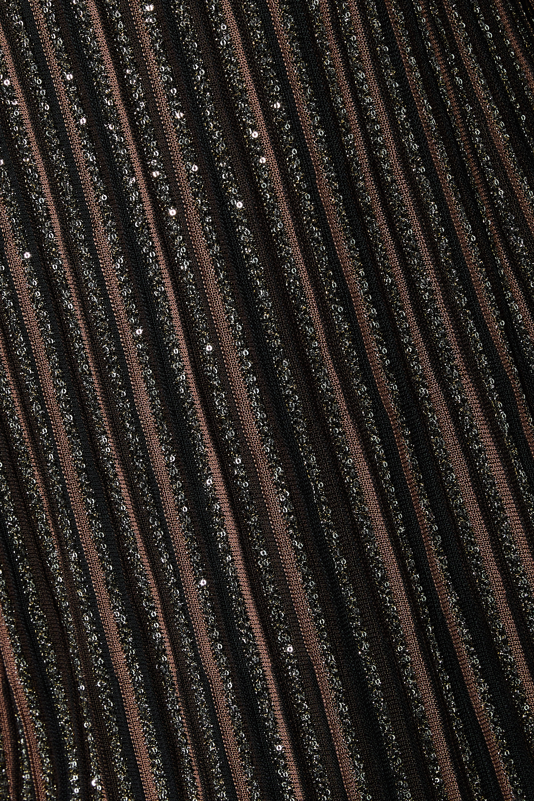 Pleated Sequin Dress