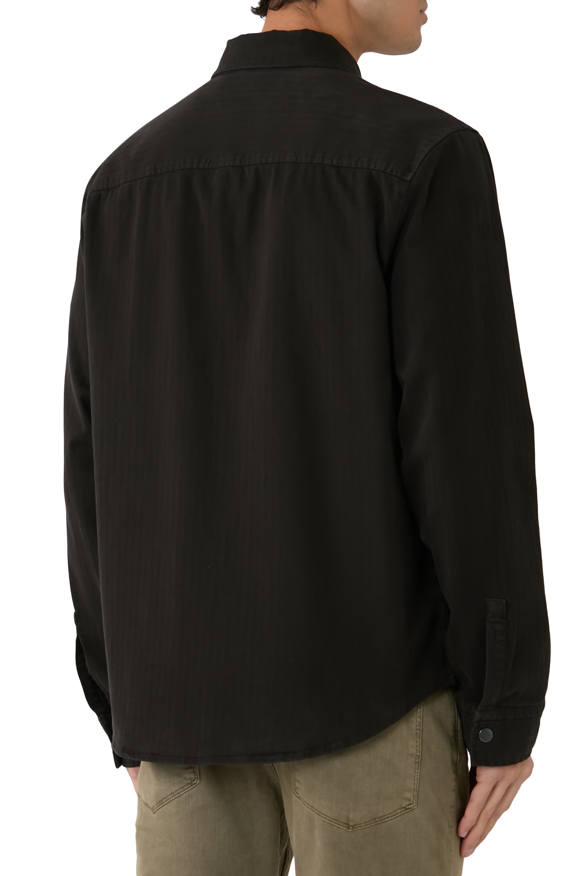 Herringbone Twill Shirt Jacket