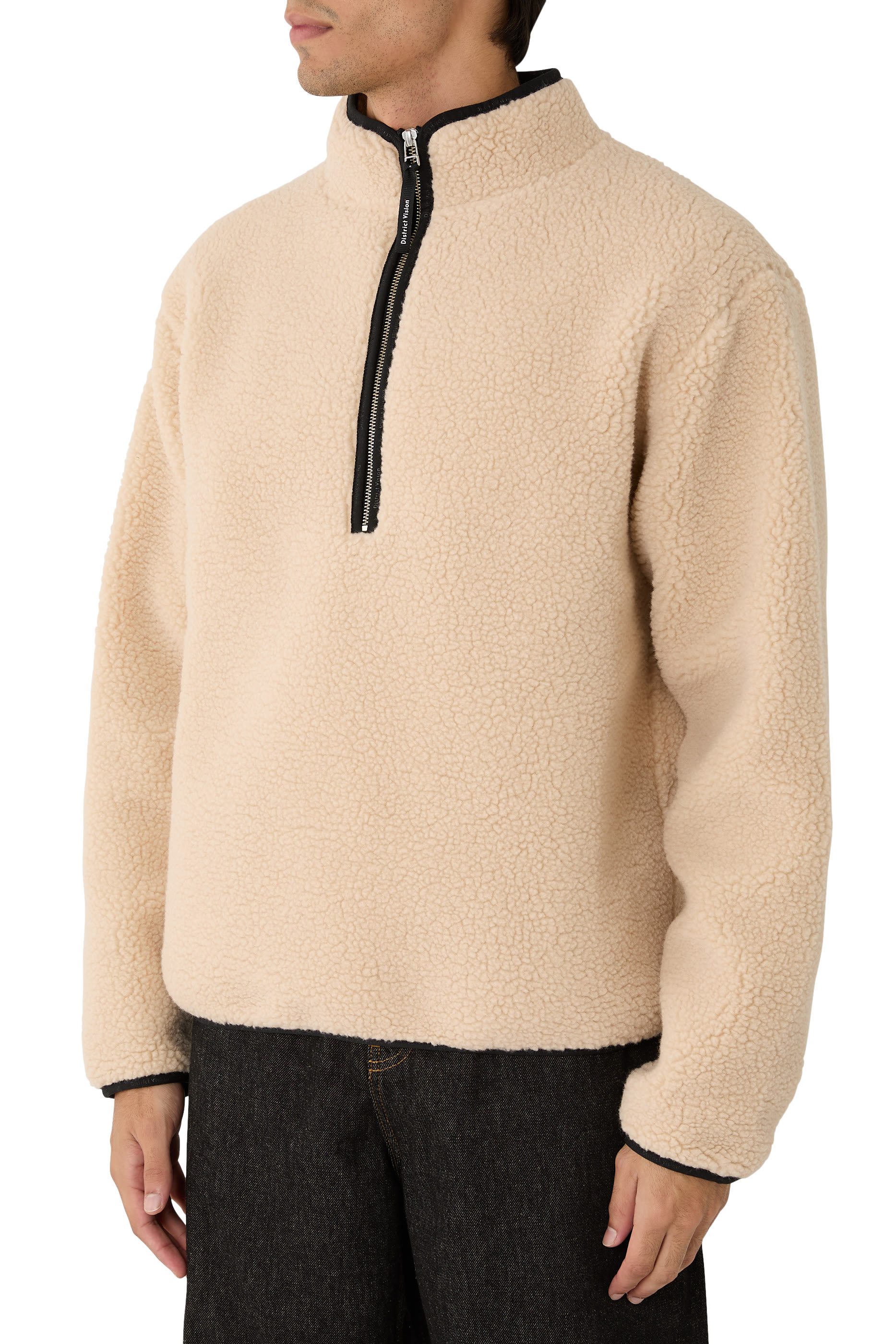  Half-Zip Wool Pile Fleece