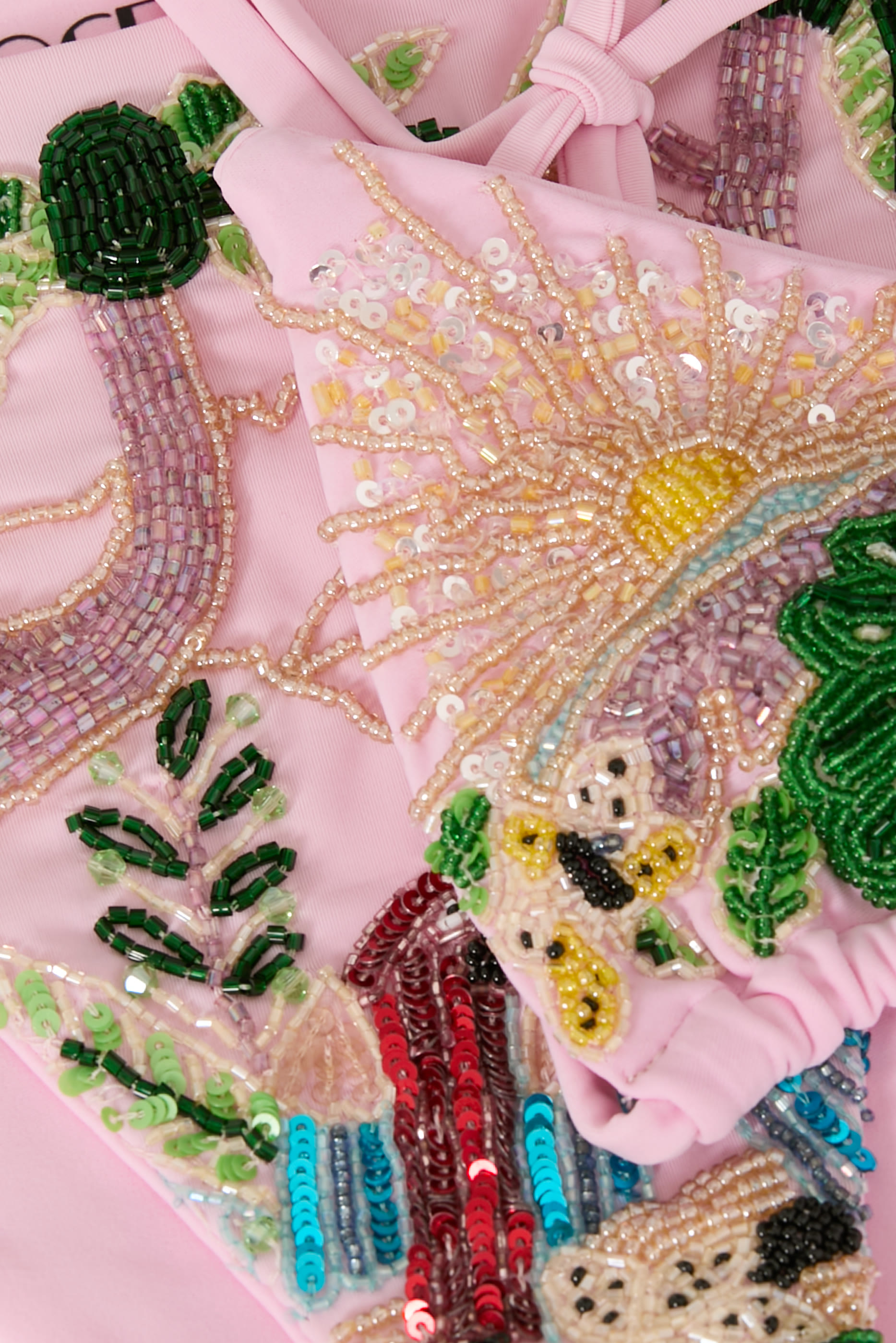 Charli Embellished Premium Tropical Bikini Bottom