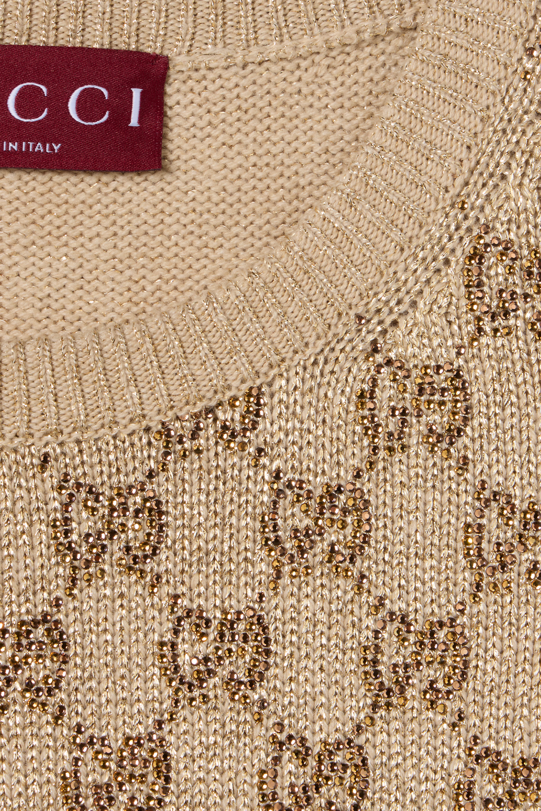 Allover GG Crystals Sweater