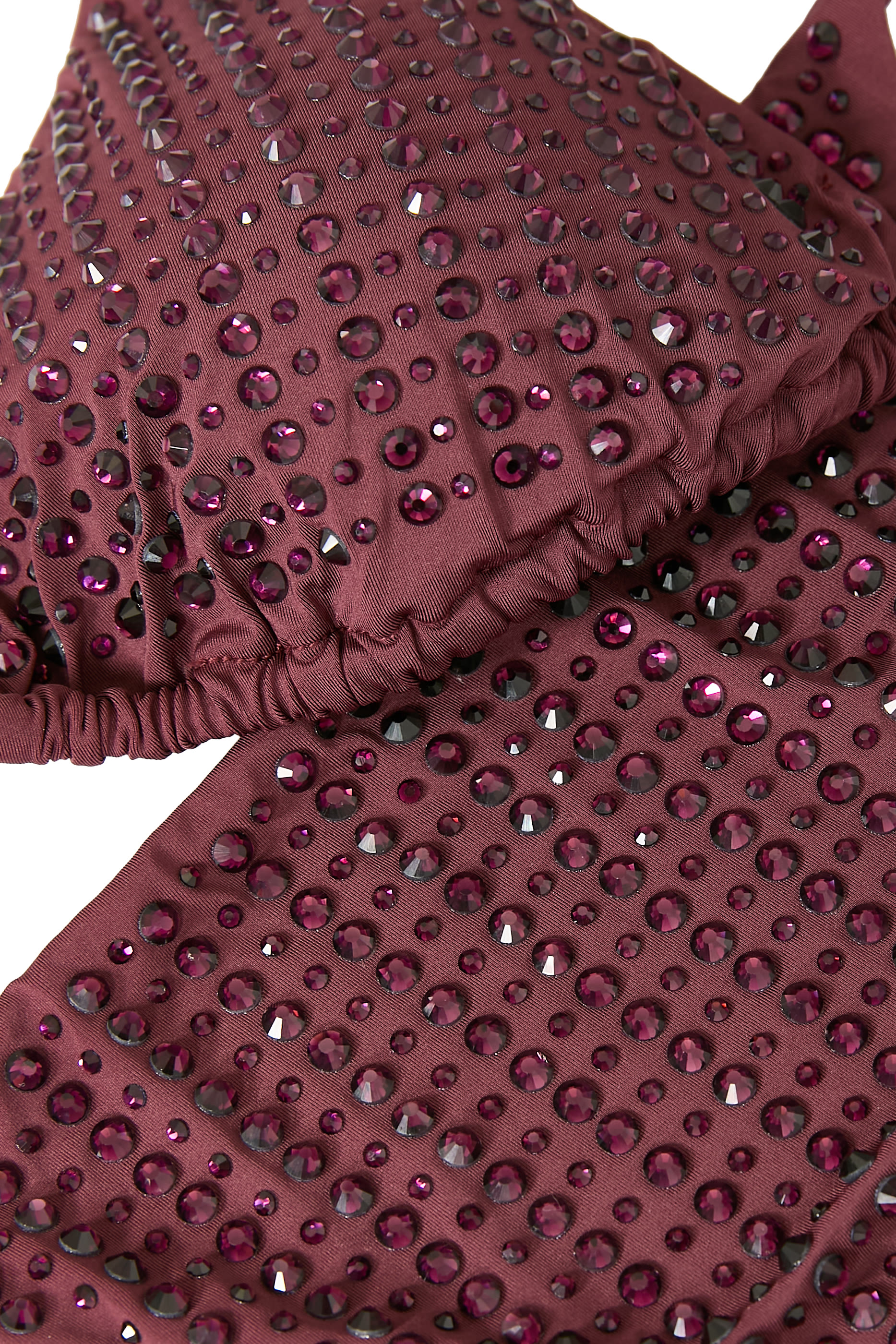 Rhinestone Embellished Triangle Bikini