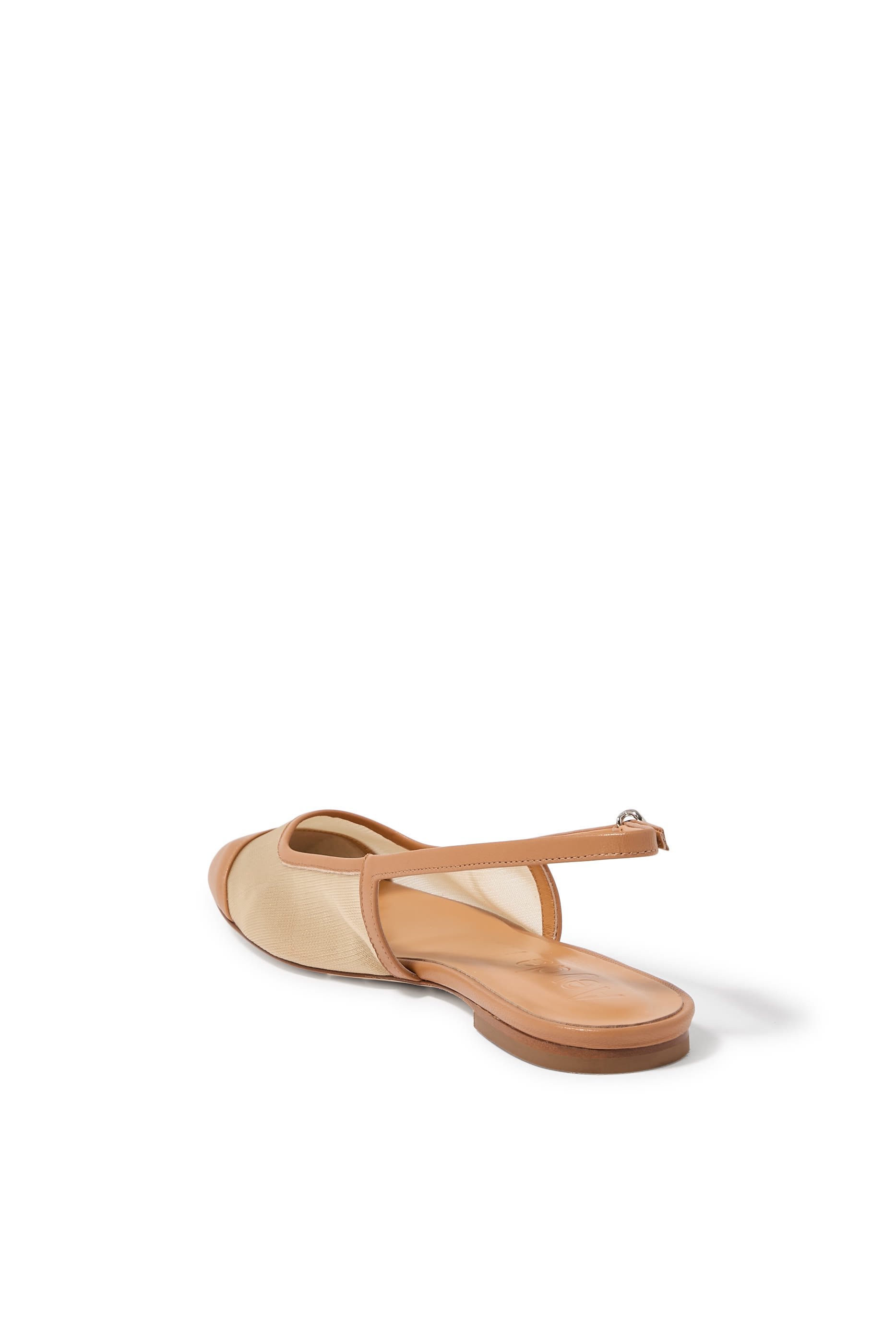 Geraldine Mesh Toe-Cap Slingbacks