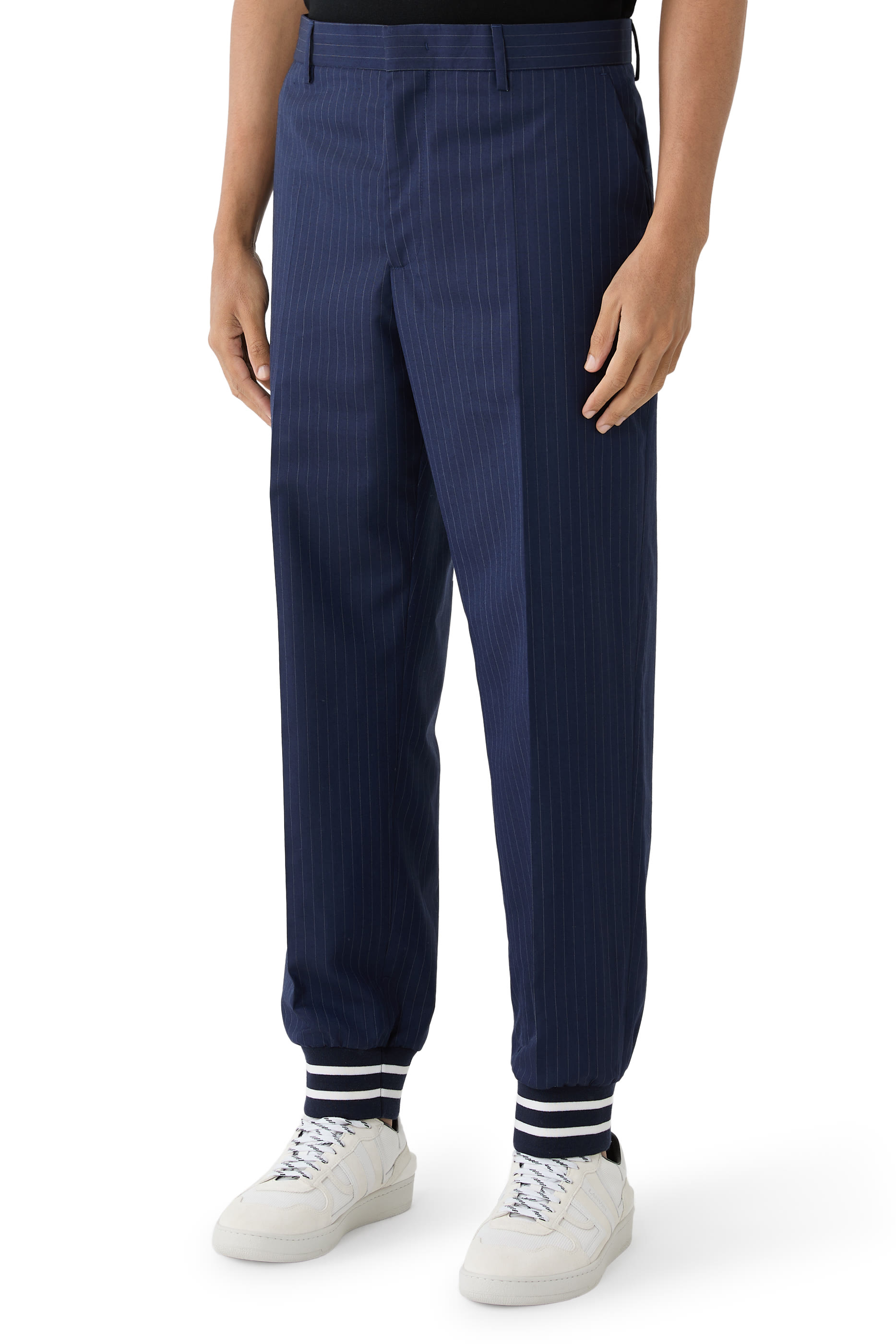  Wool Pinstripe Trousers