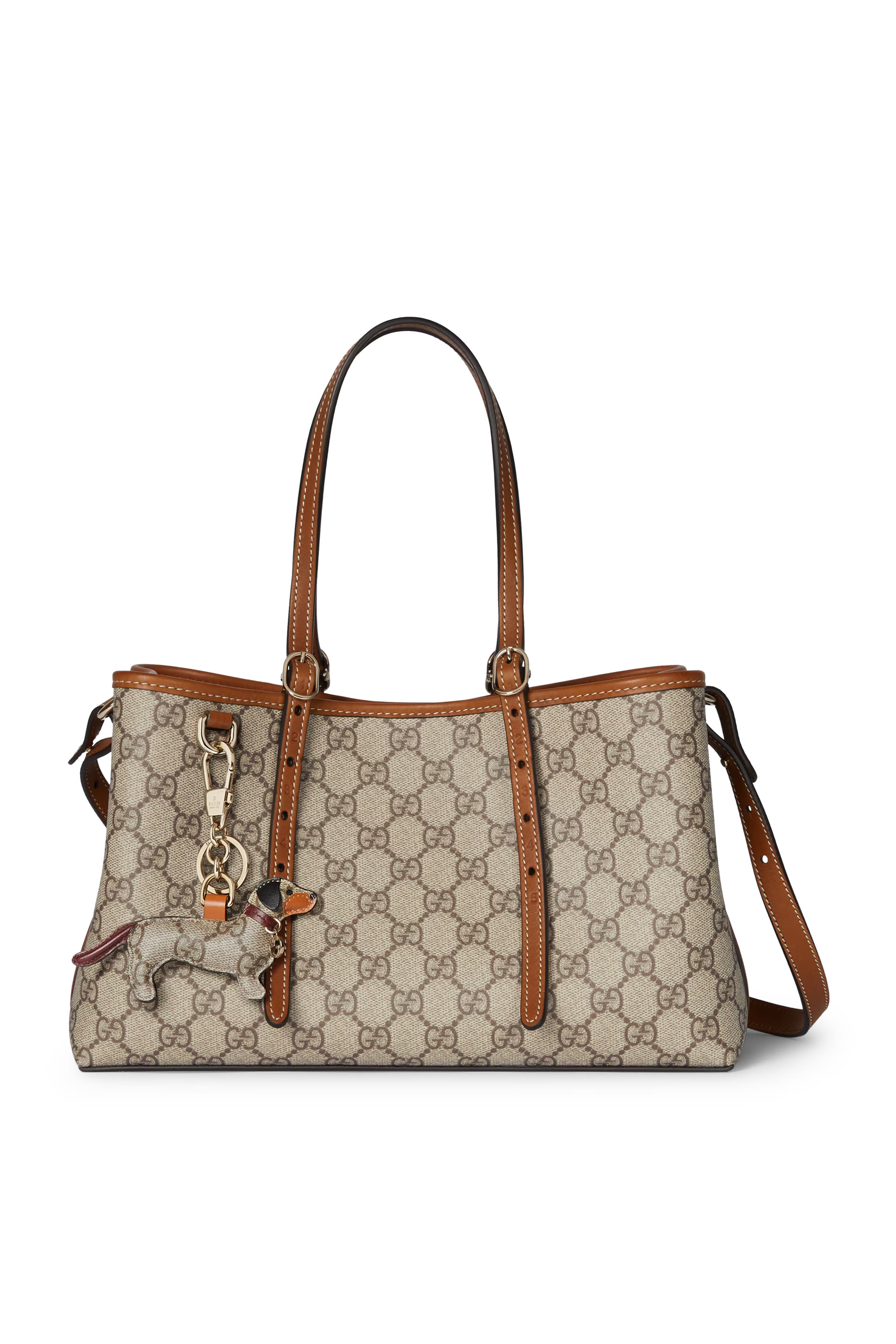 GG Emblem Small Tote Bag