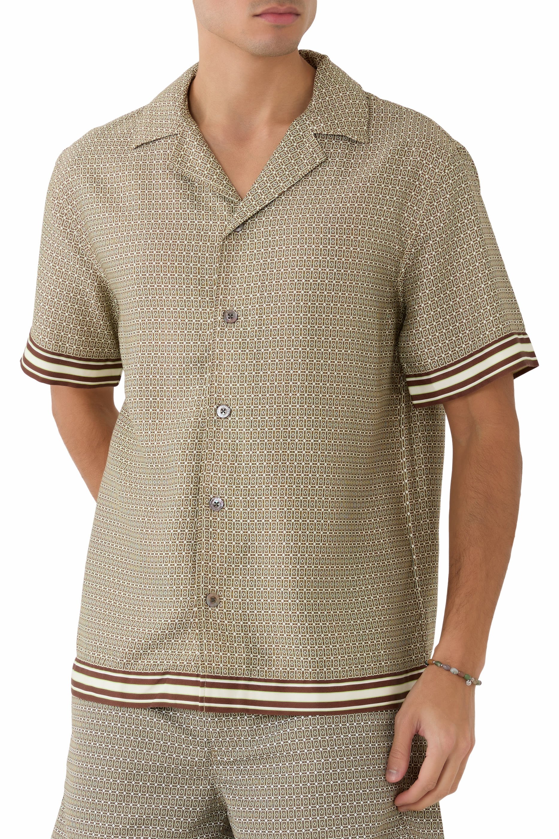 Lucena Printed Lyocell Shirt