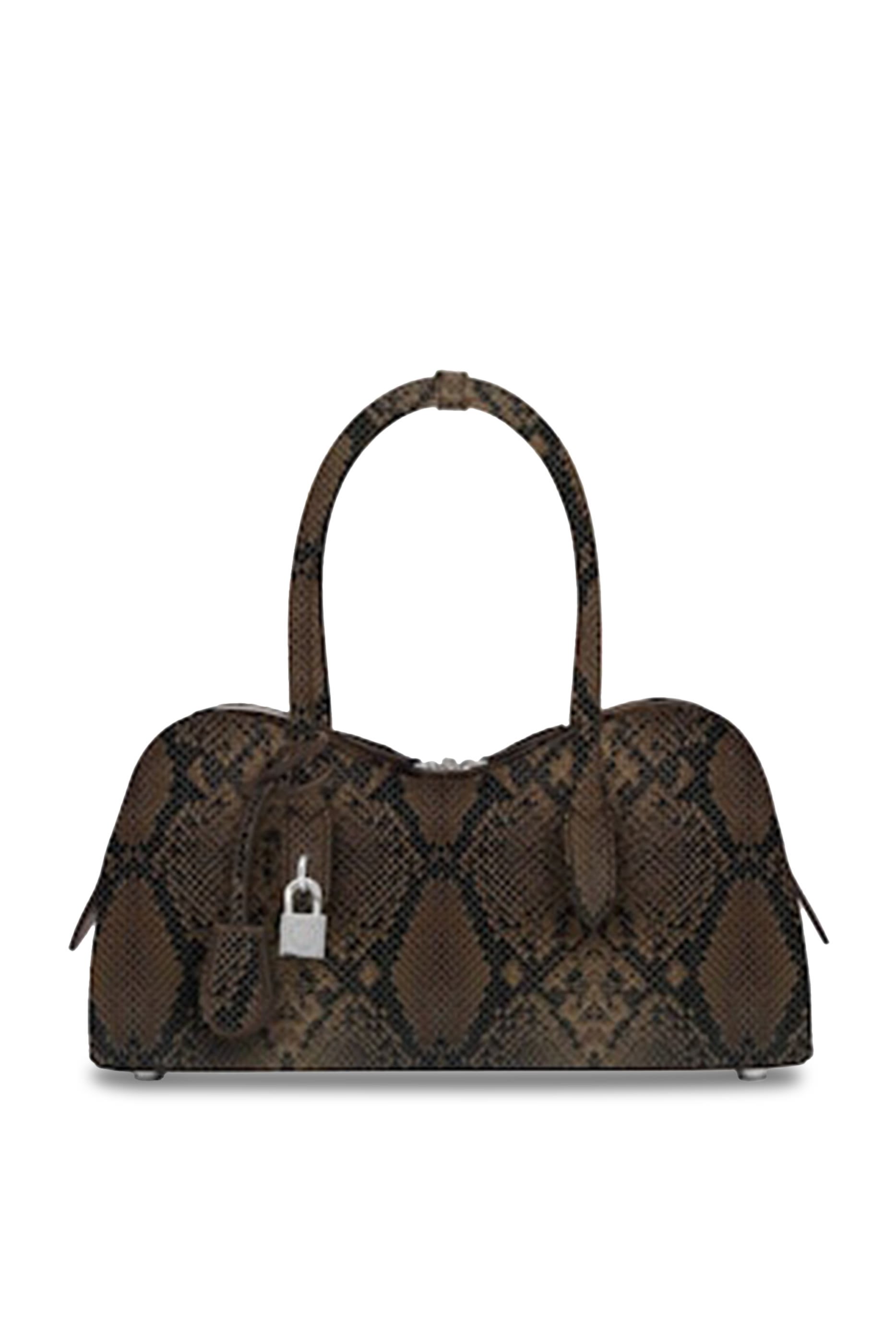 Ryder Snakeskin-Embossed Shoulder Bag