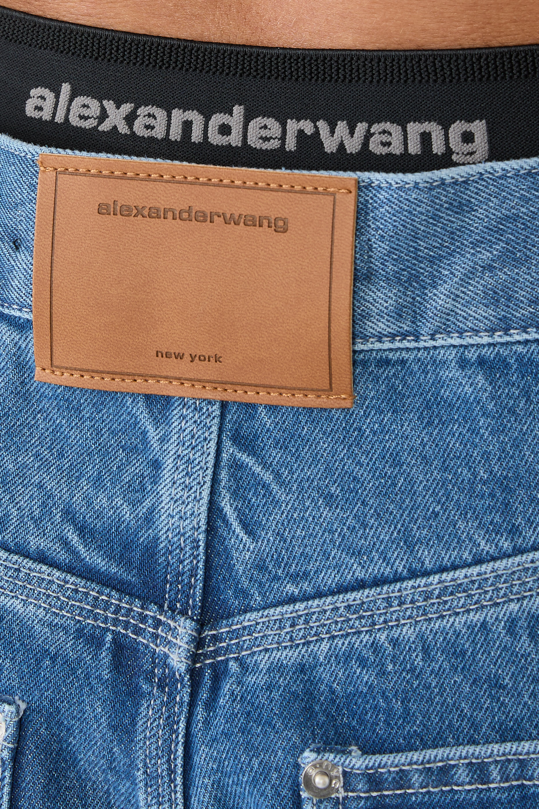 Pre-Styled Mid-Rise Jeans