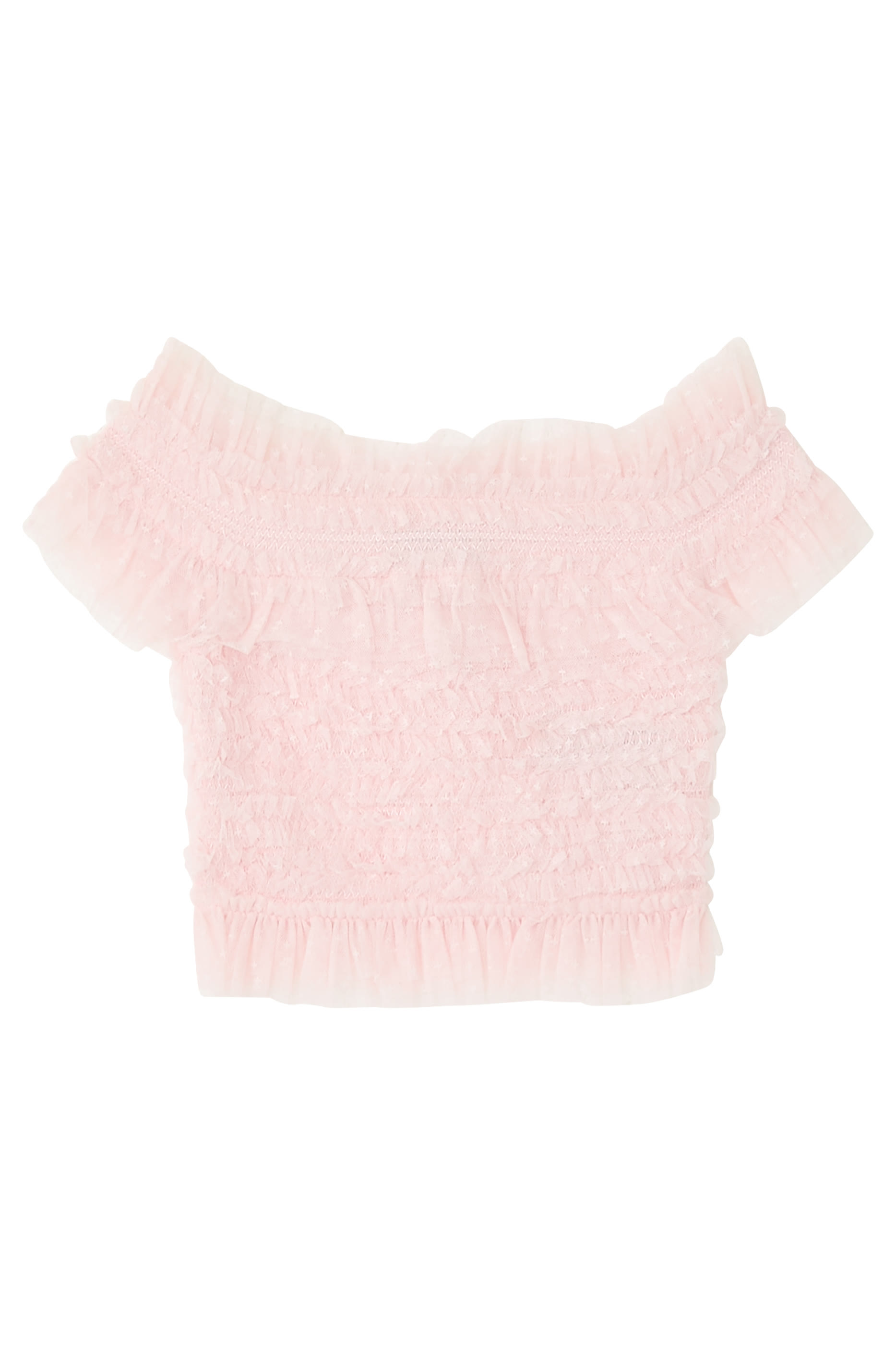 Hattie Smocked Off-Shoulder Top
