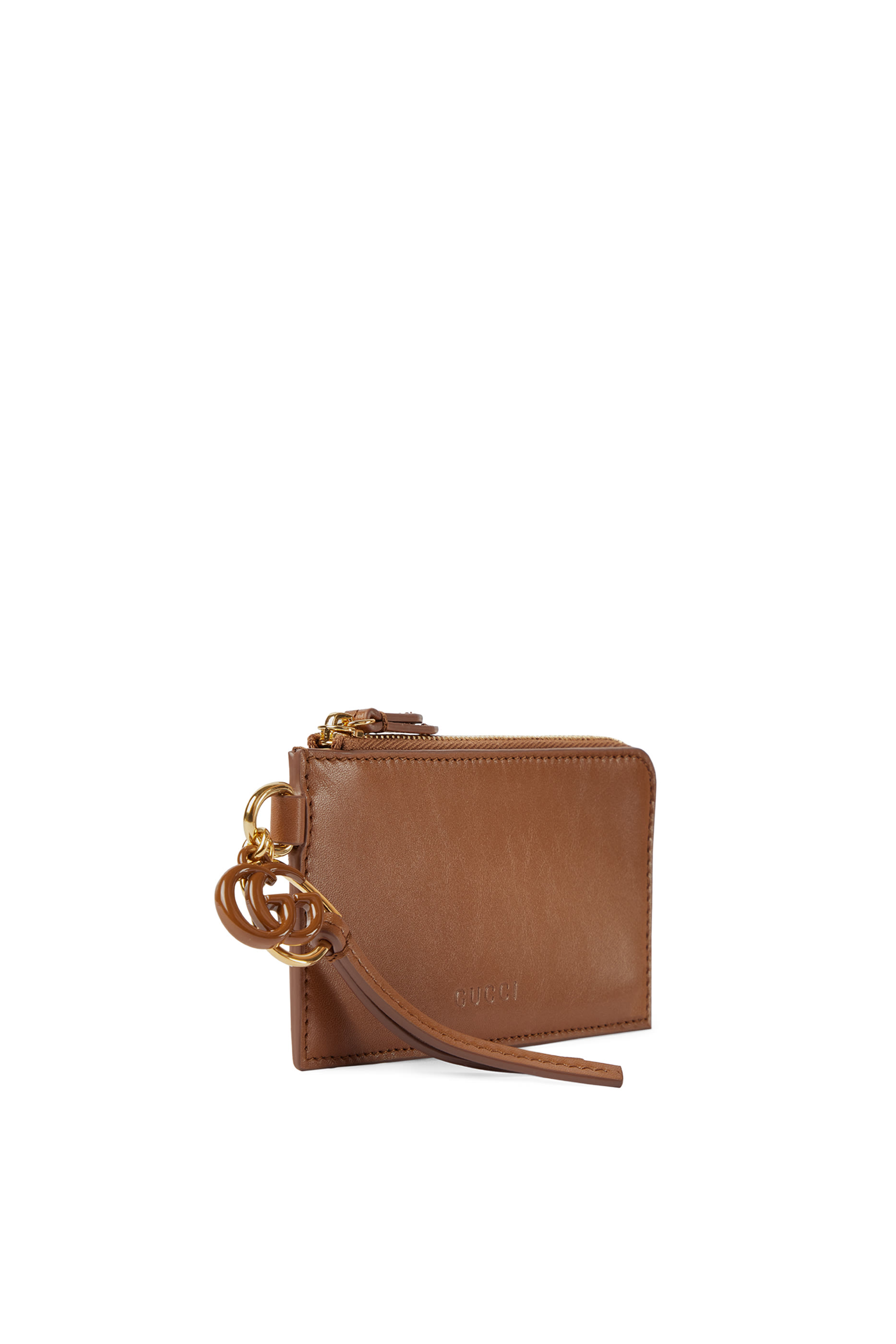 Card Case with Double G Charm