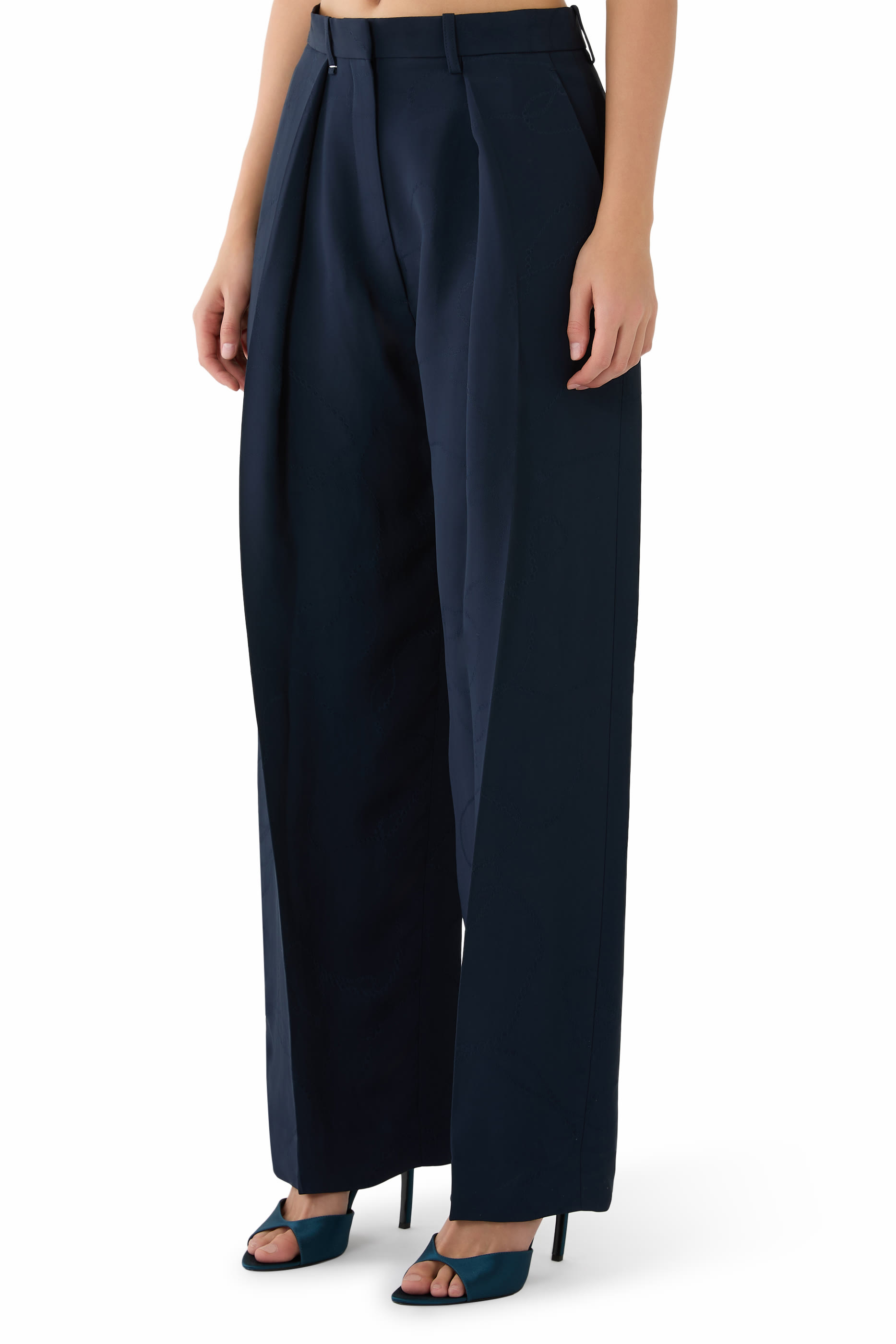 Tailored Straight Leg Trousers
