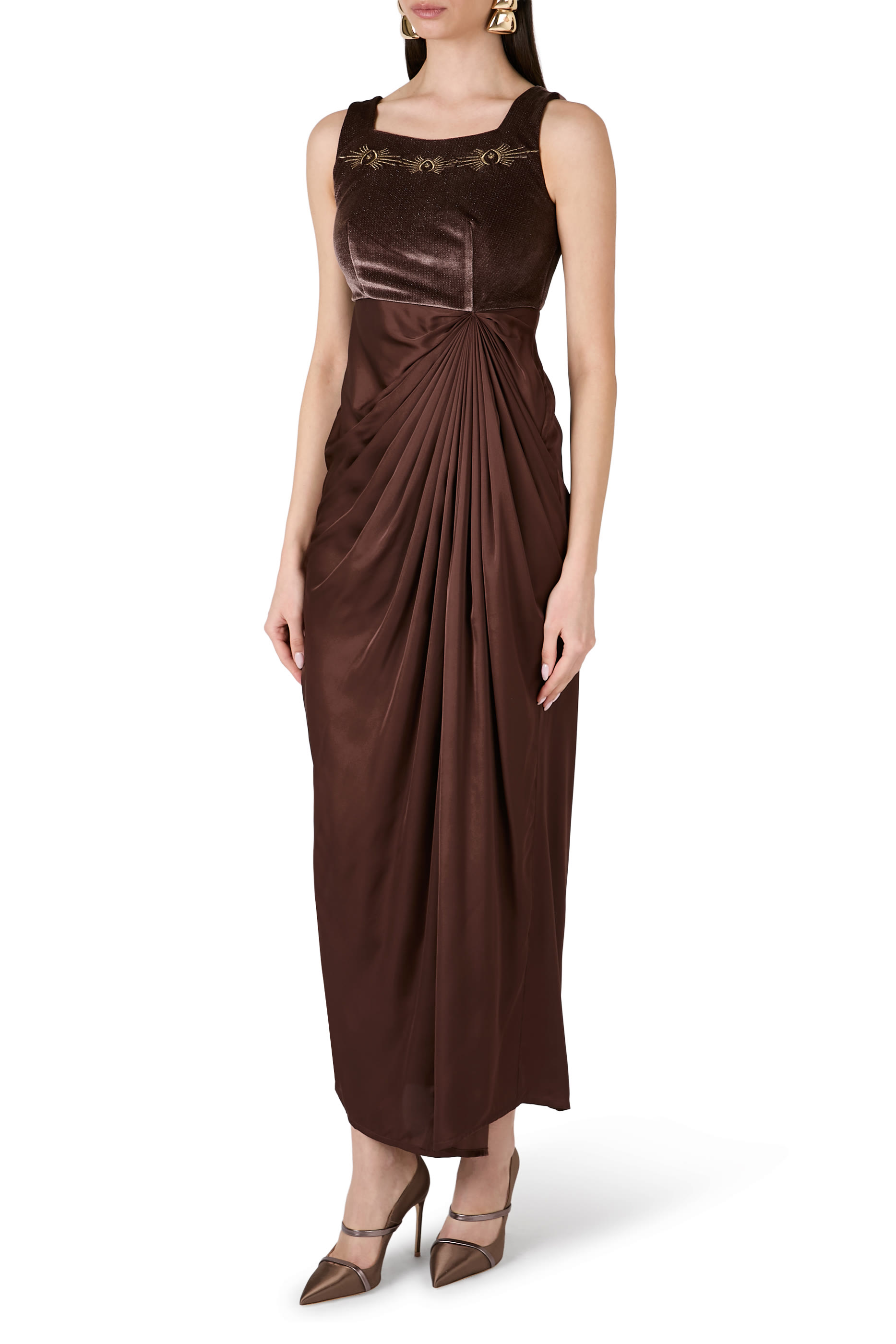  Velvet Wrapped Kaftan