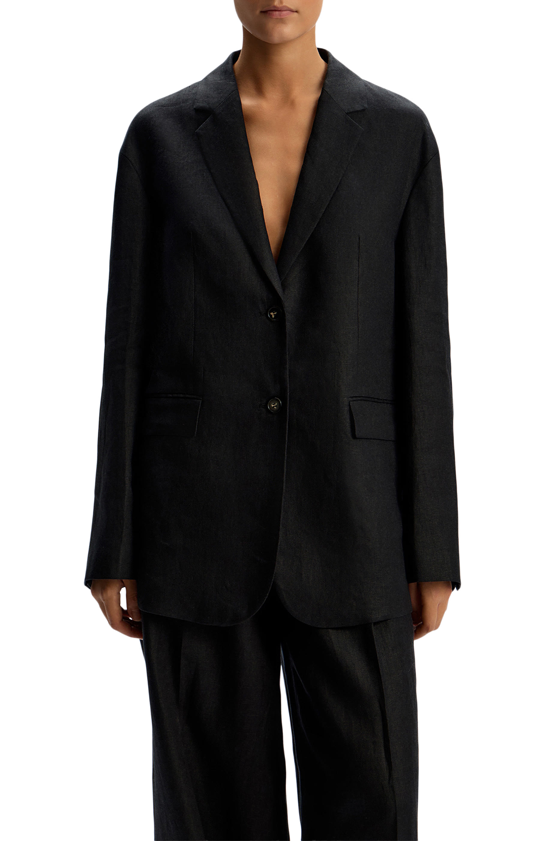 Tailored Linen Blazer